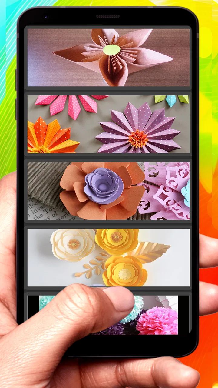 DIY Paper Flowers Idea | Indus Appstore | Screenshot