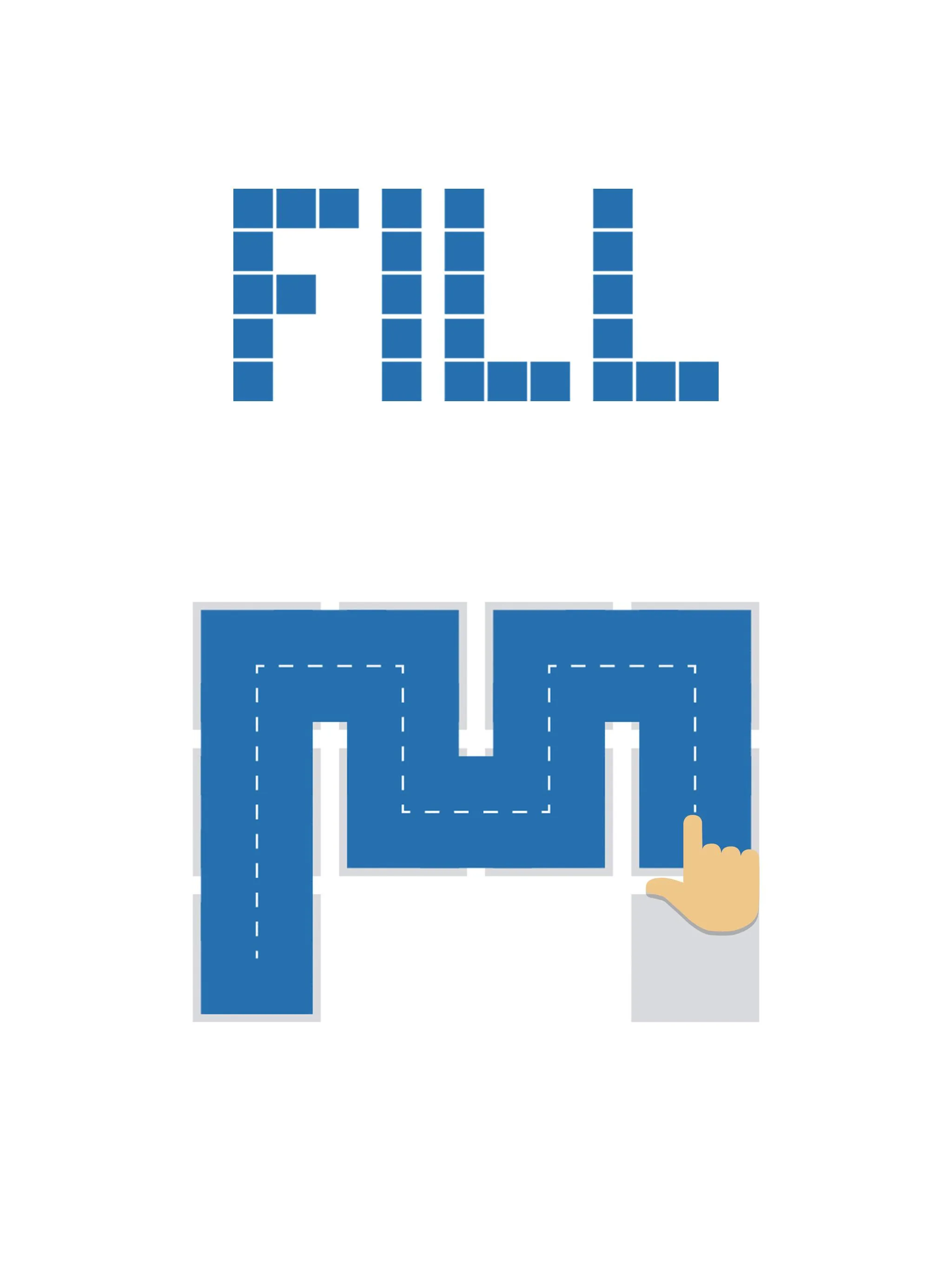 Fill - one-line puzzle game | Indus Appstore | Screenshot