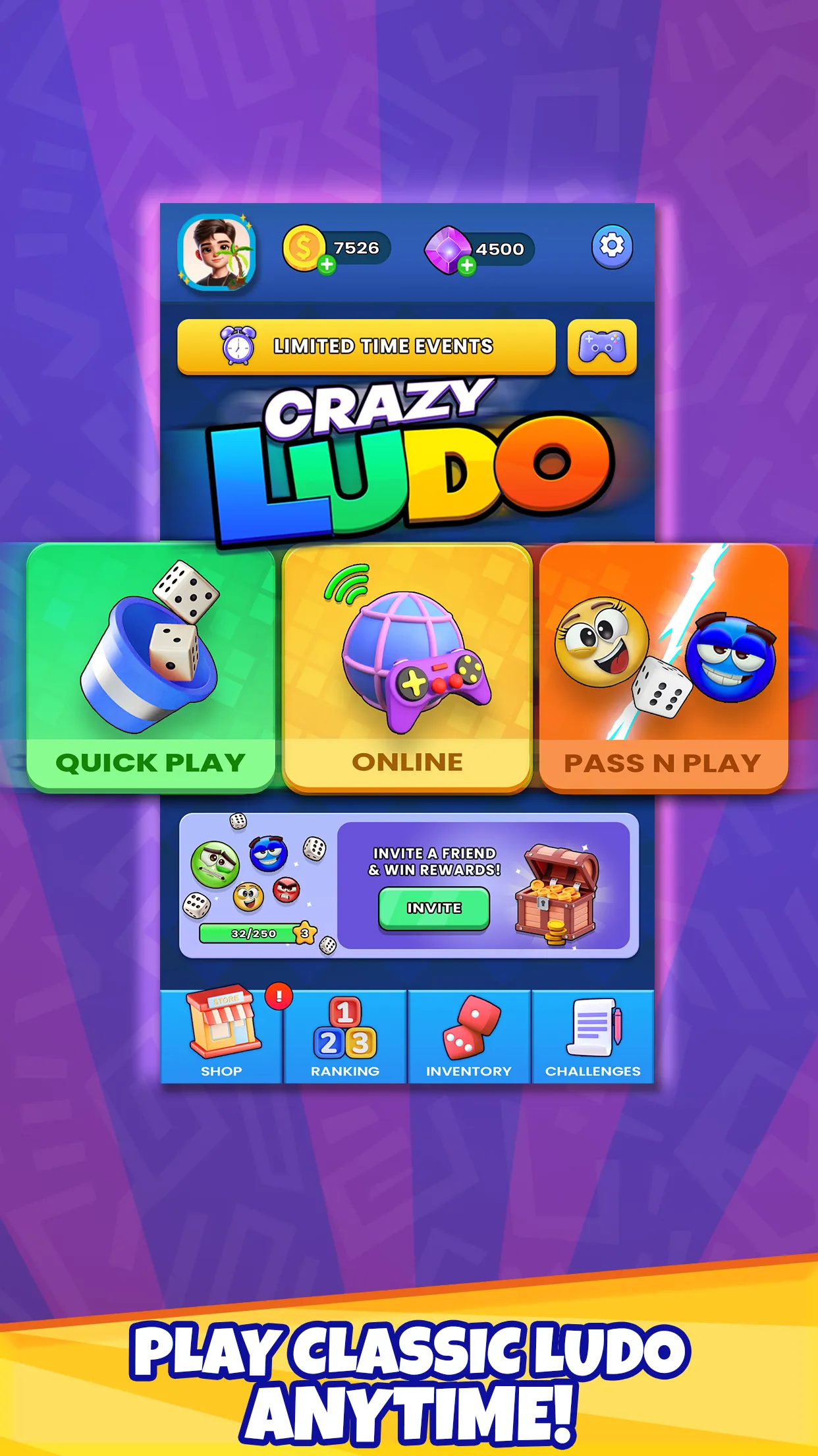 Crazy Ludo: Classic Dice Game! | Indus Appstore | Screenshot