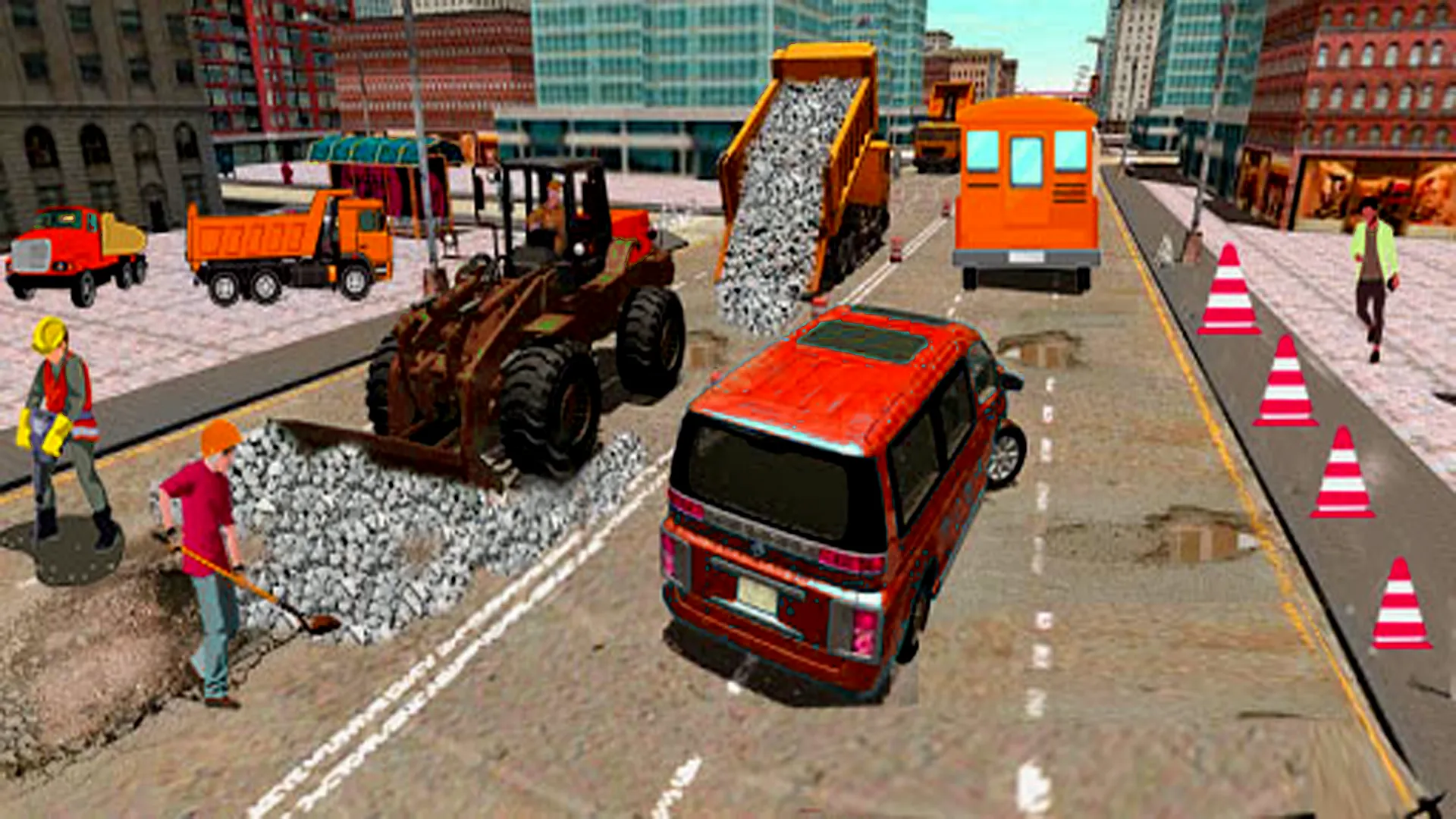 Highway road construction game | Indus Appstore | Screenshot