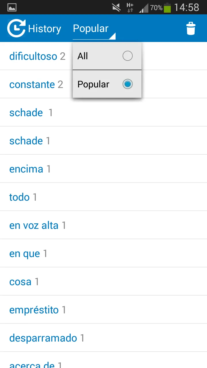 German - Spanish dictionary | Indus Appstore | Screenshot