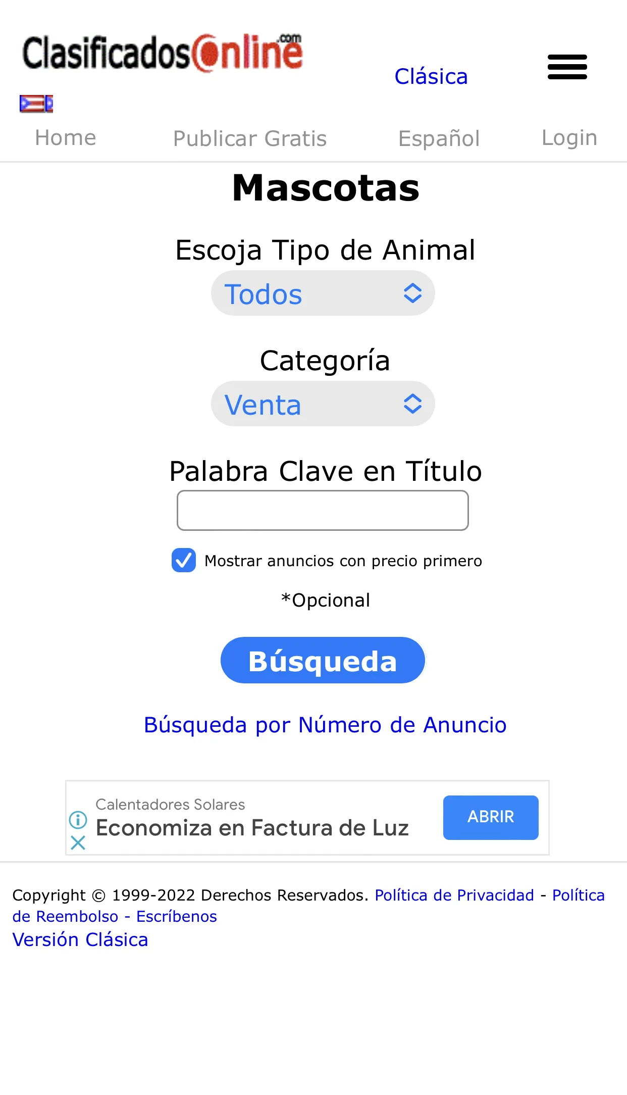 ClasificadosOnline | Indus Appstore | Screenshot