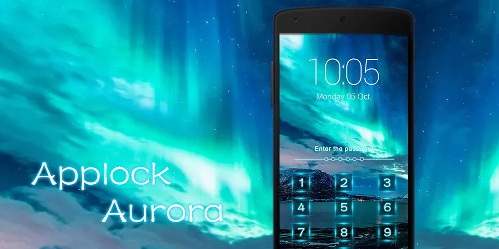 AppLock Theme Aurora | Indus Appstore | Screenshot