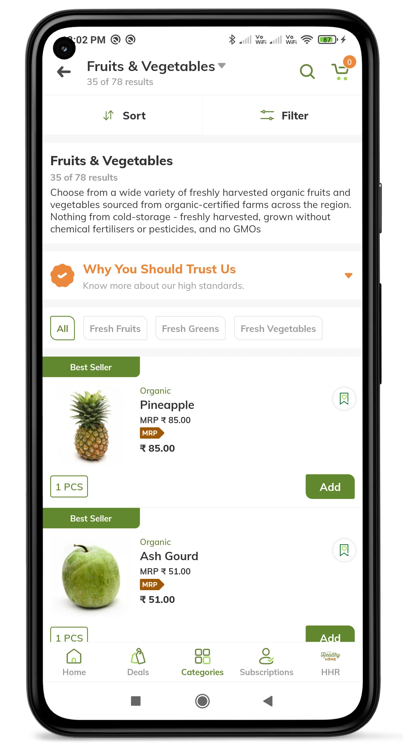The Organic World | Indus Appstore | Screenshot