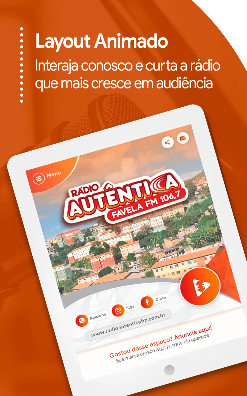 Rádio Favela Autêntica FM | Indus Appstore | Screenshot