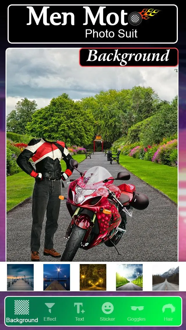 Men Moto Photo Suit | Indus Appstore | Screenshot