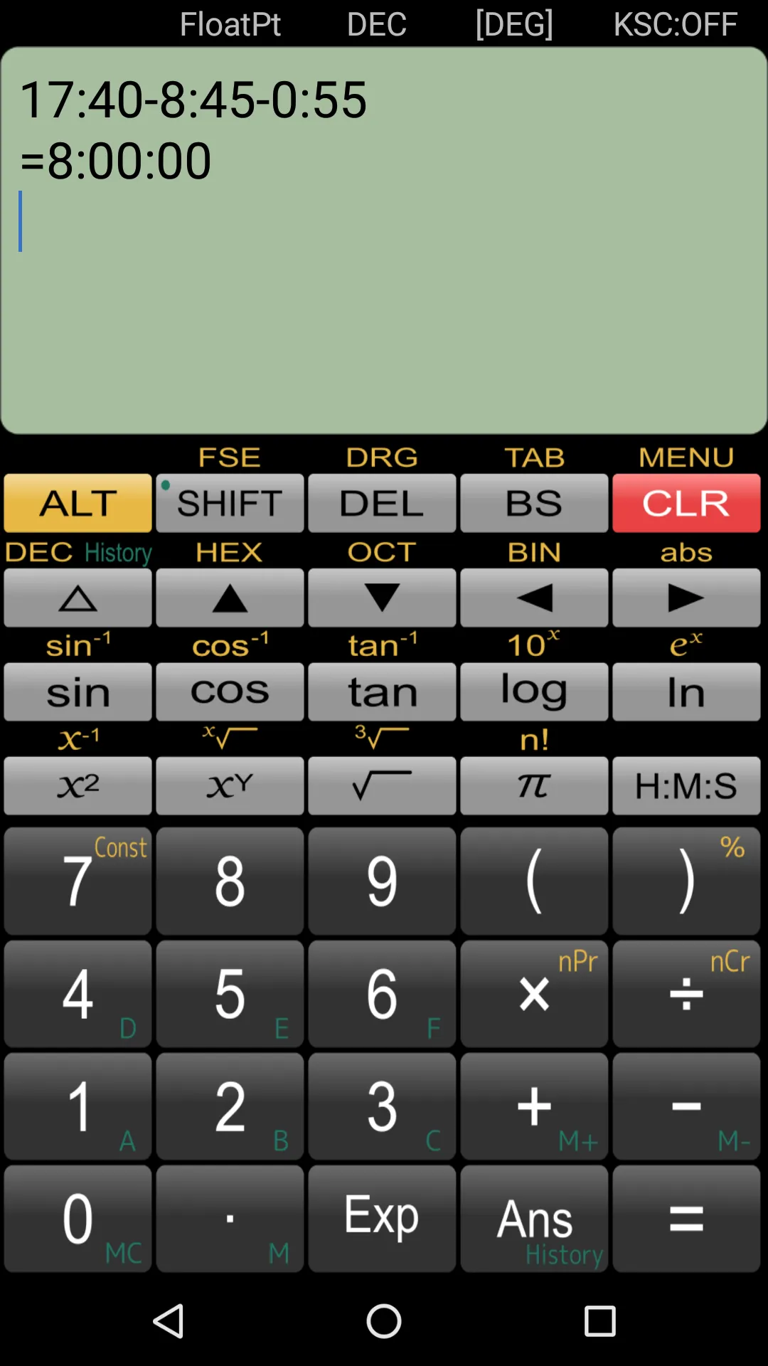 Panecal Scientific Calculator | Indus Appstore | Screenshot