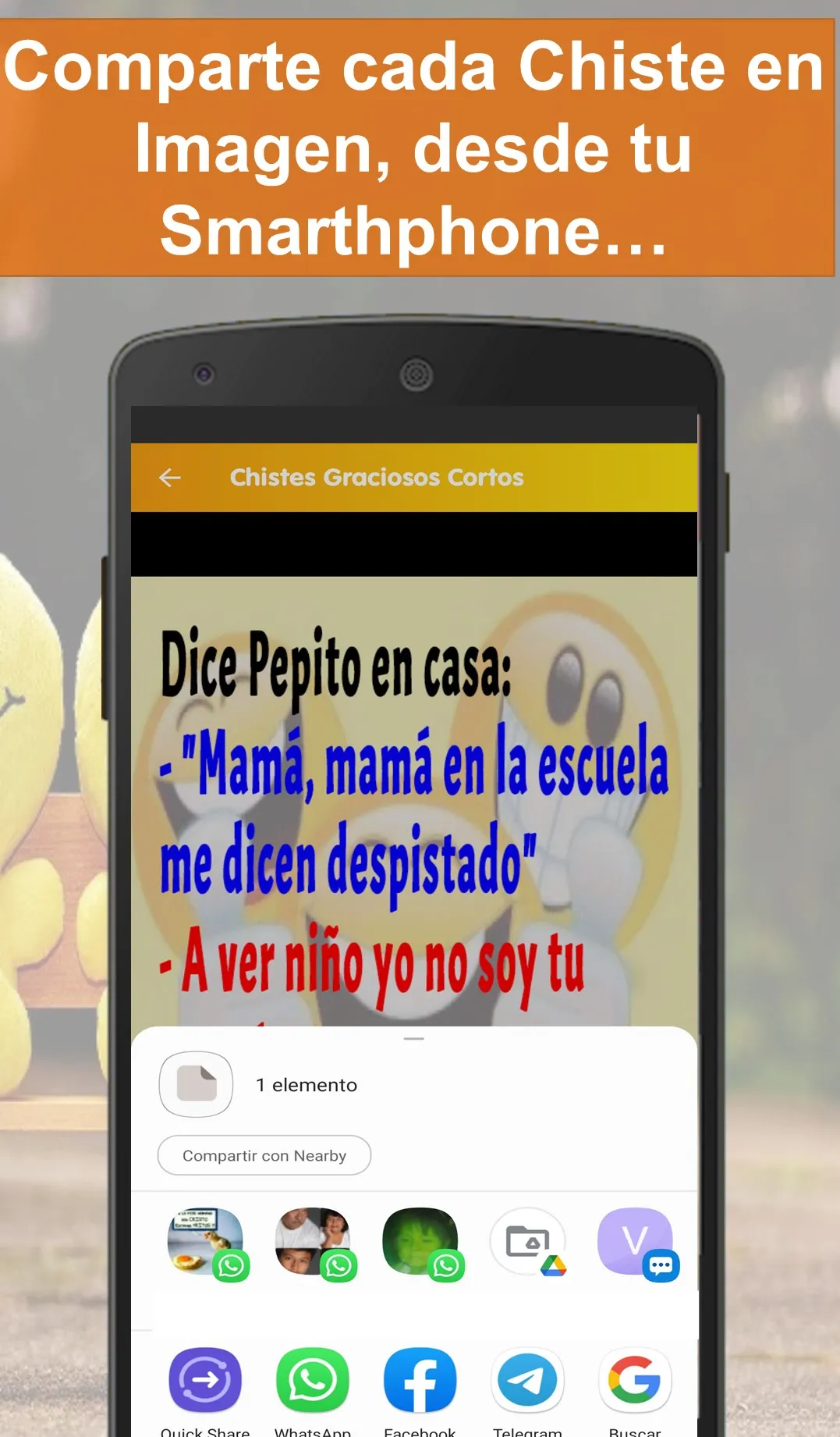 Chistes Graciosos Cortos | Indus Appstore | Screenshot