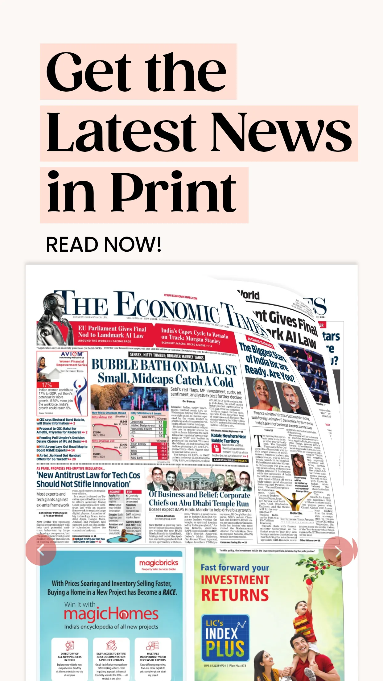 Economic Times Newspaper App | Indus Appstore | Screenshot