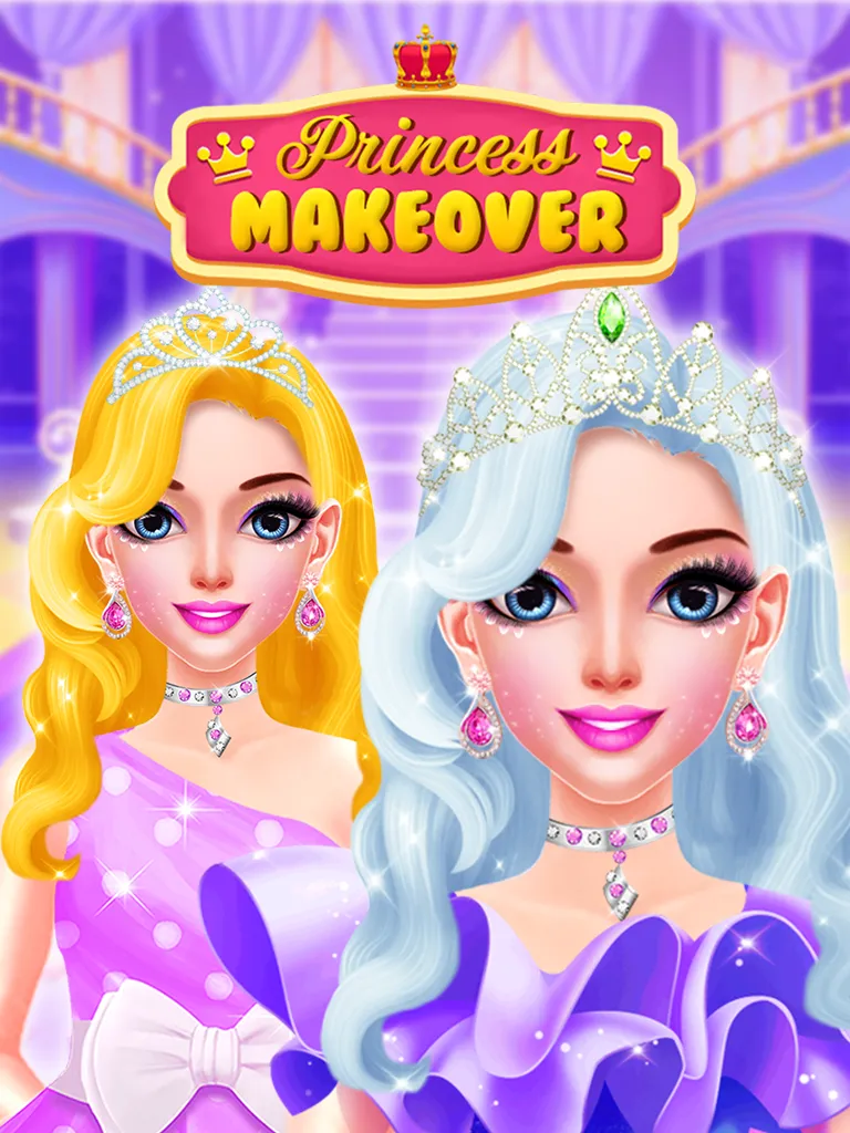 Pink Princess Makeover & Dress | Indus Appstore | Screenshot