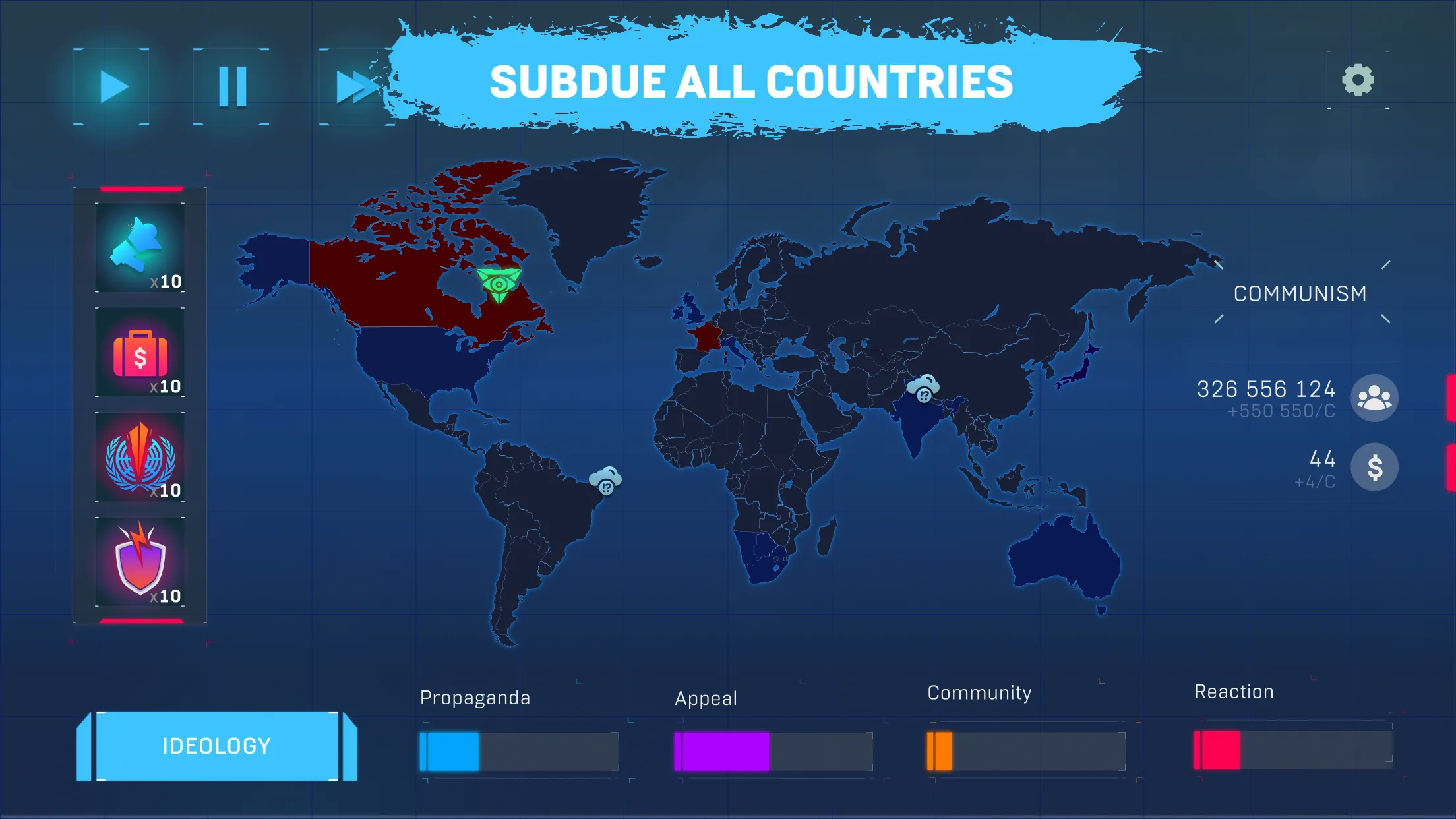 Ideology Rush - Political game | Indus Appstore | Screenshot