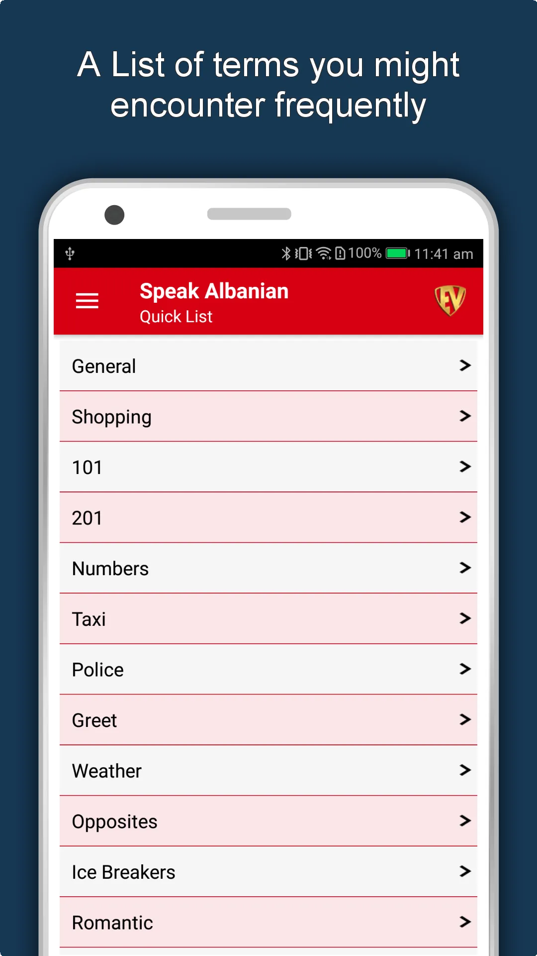 Learn Albanian Language App | Indus Appstore | Screenshot