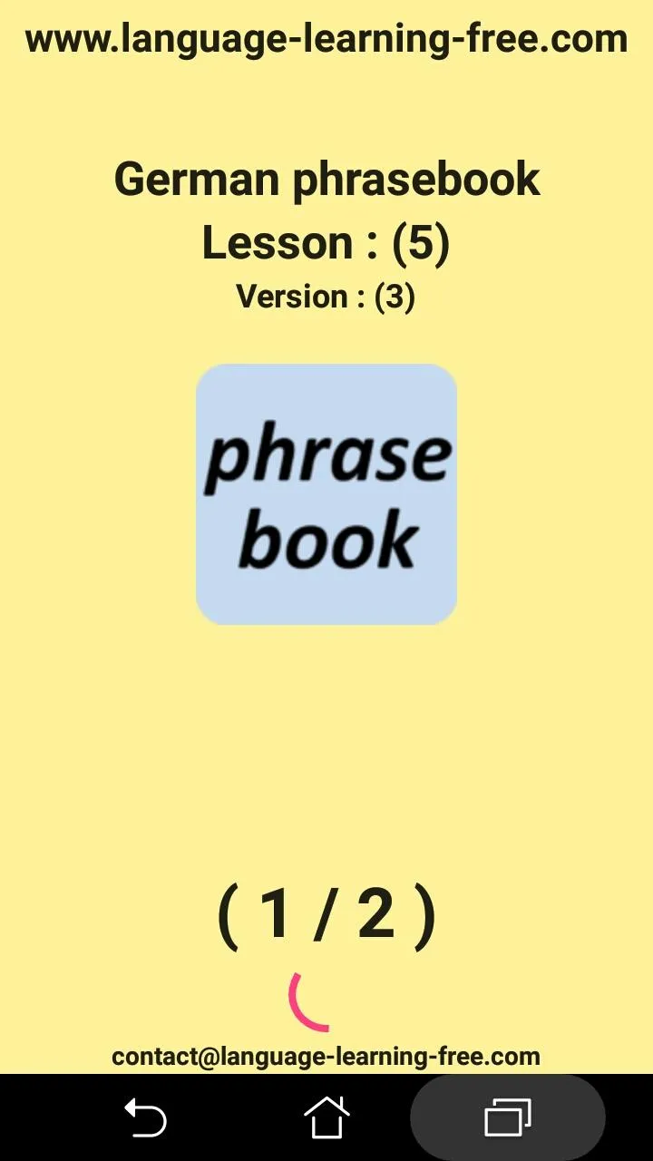 German phrasebook and phrases  | Indus Appstore | Screenshot