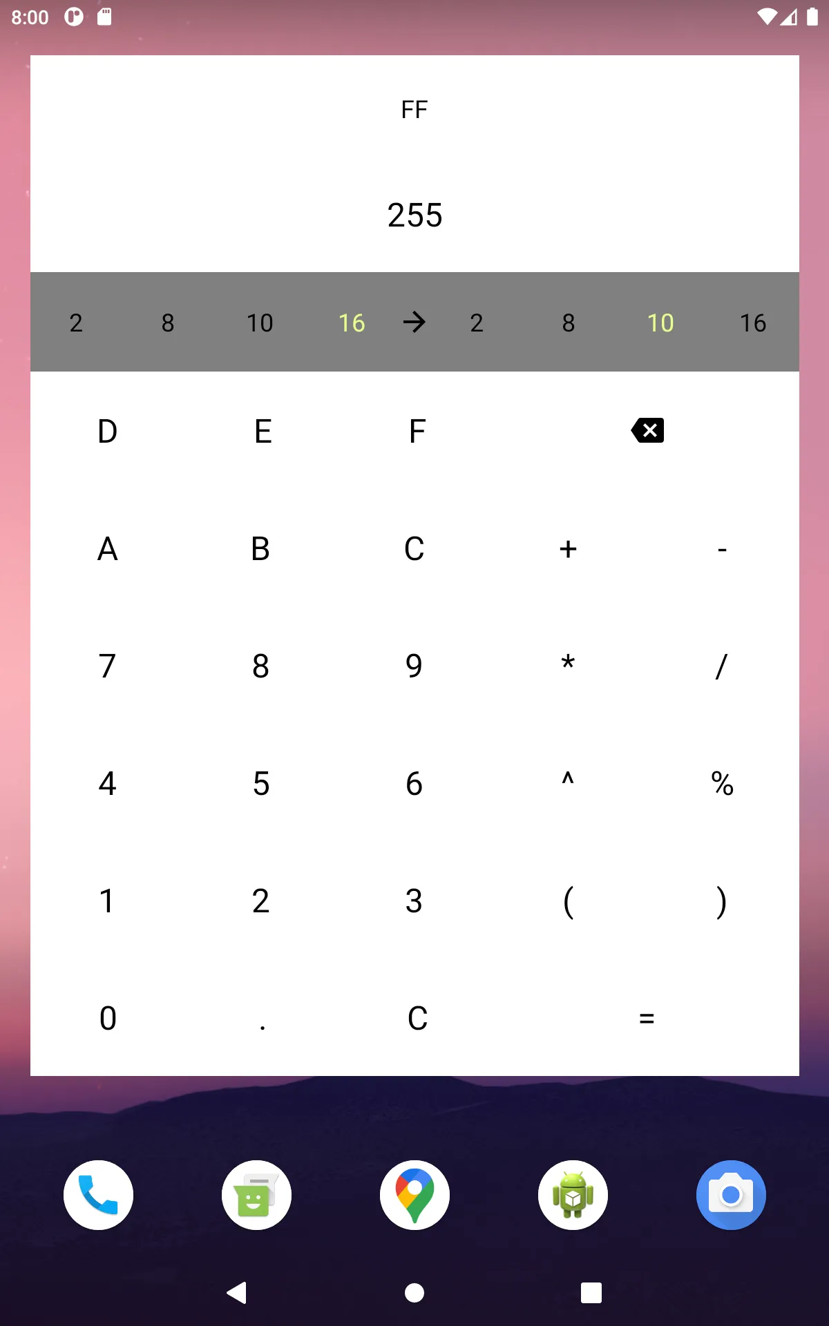 Base Calculator and Converter | Indus Appstore | Screenshot