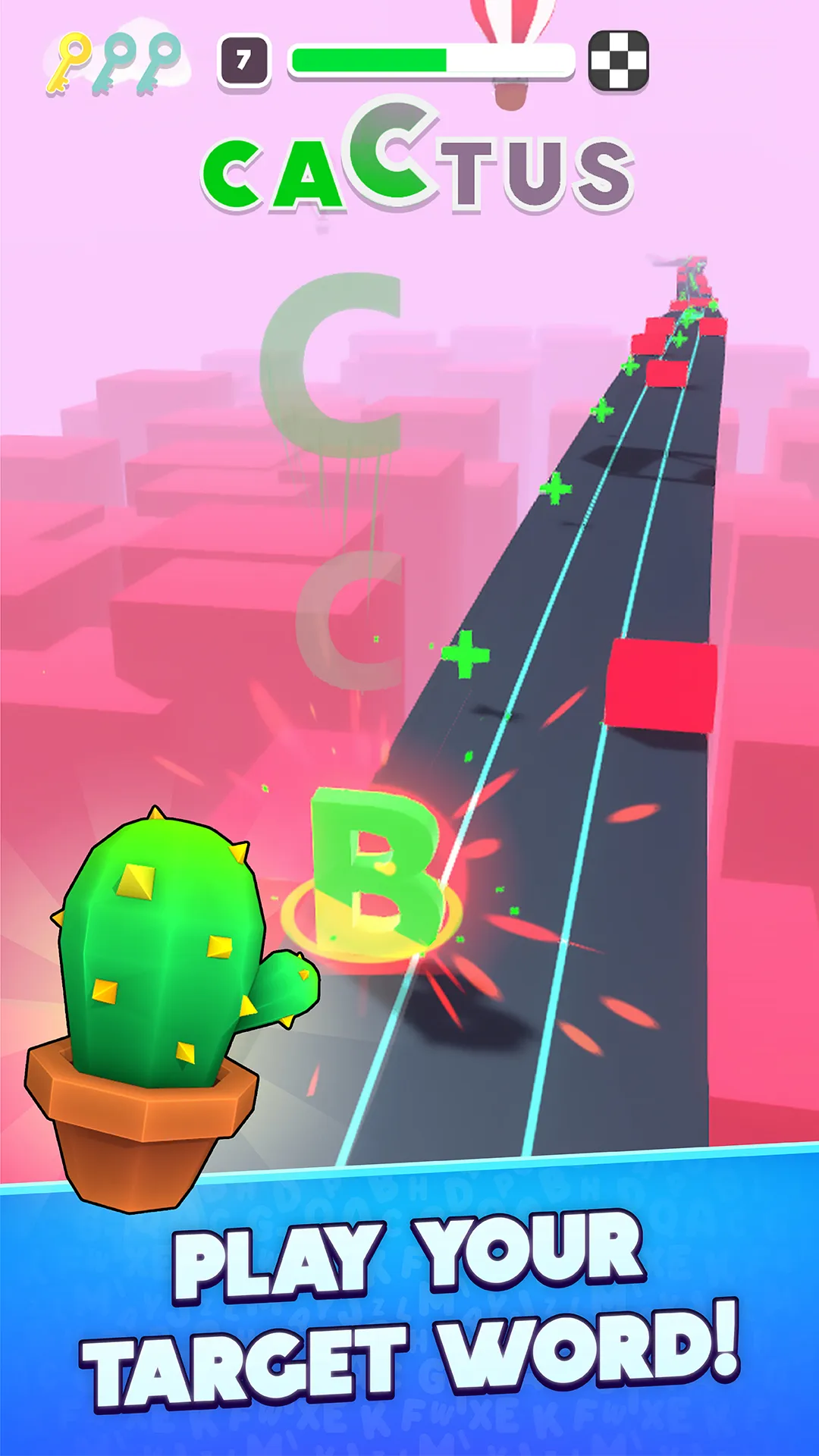 Letter Race 3D | Indus Appstore | Screenshot