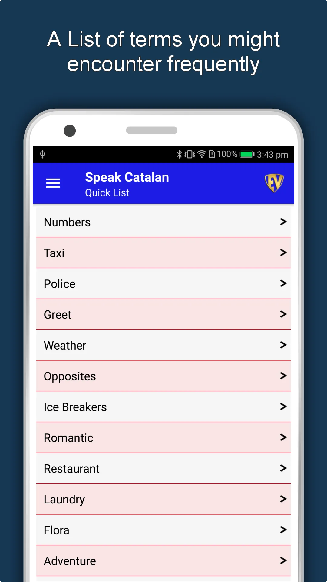 Learn Catalan Language Offline | Indus Appstore | Screenshot