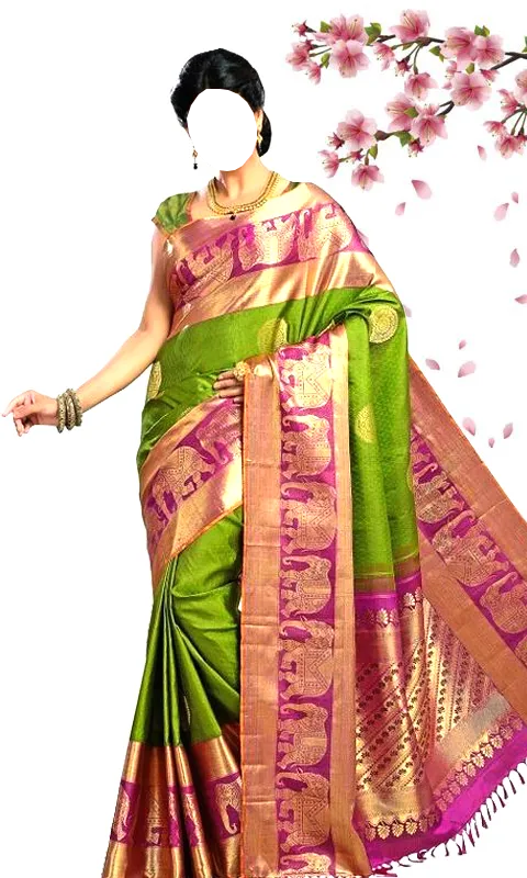 Women Pattu Saree Photo Maker | Indus Appstore | Screenshot