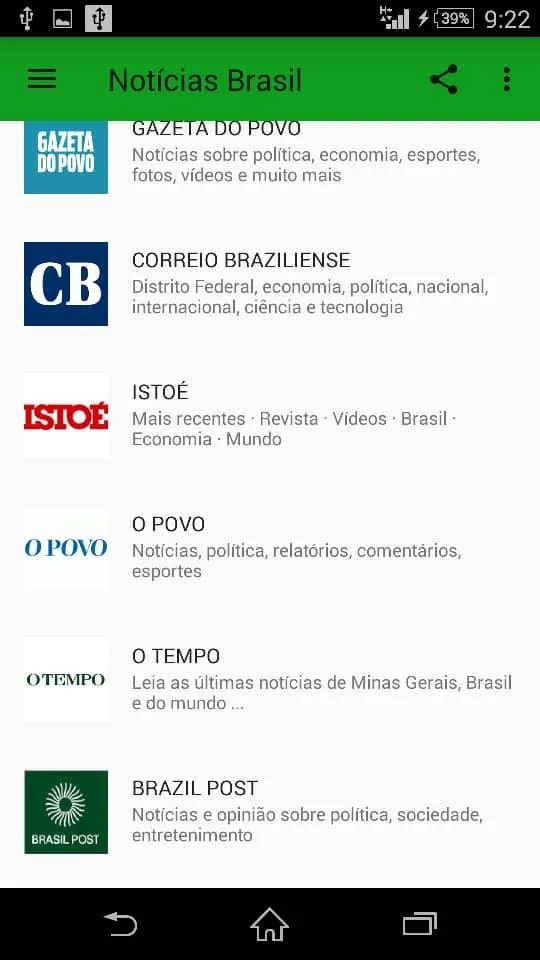 Noticias Brasil | Indus Appstore | Screenshot