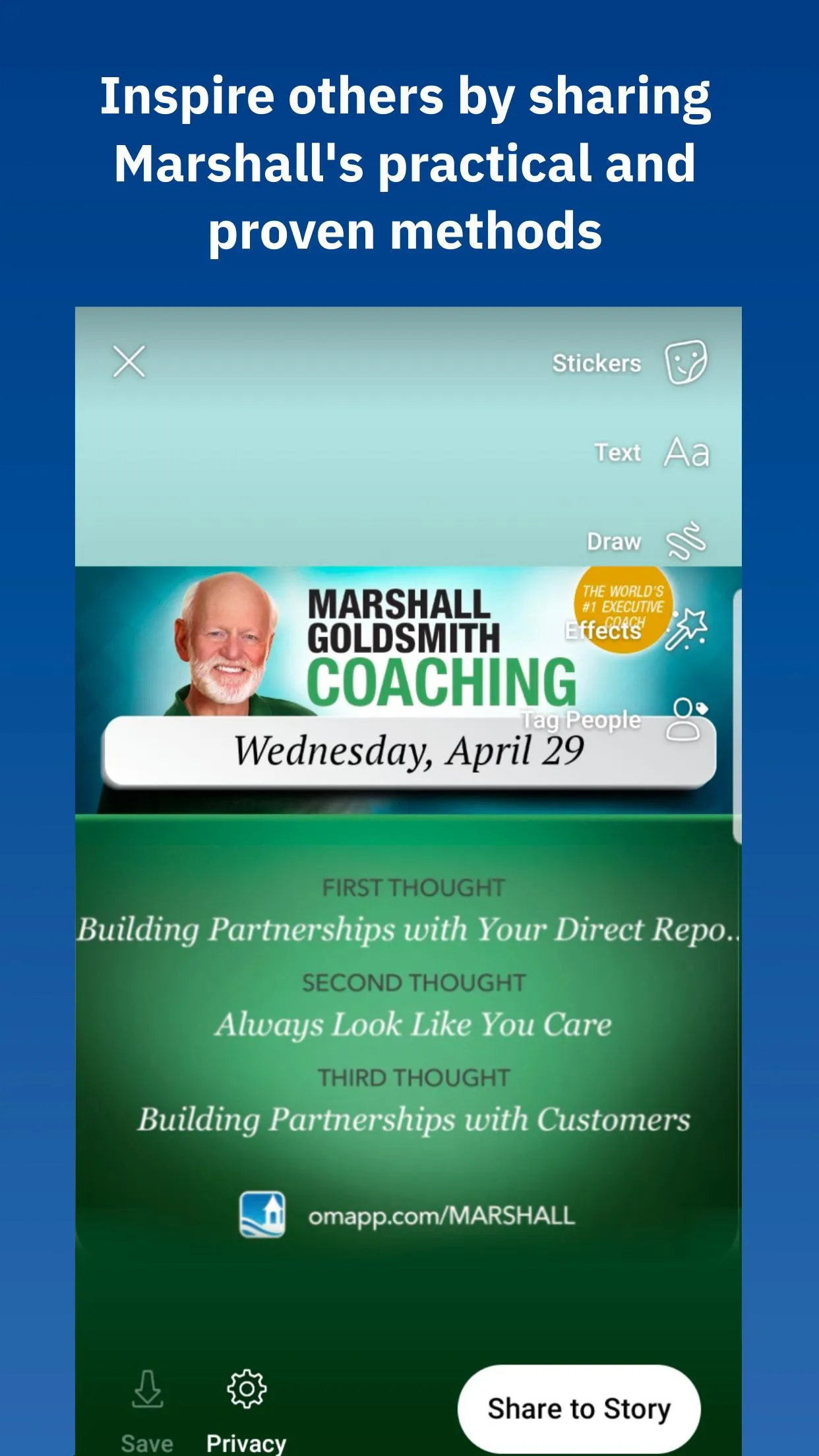 Marshall Goldsmith Coaching | Indus Appstore | Screenshot