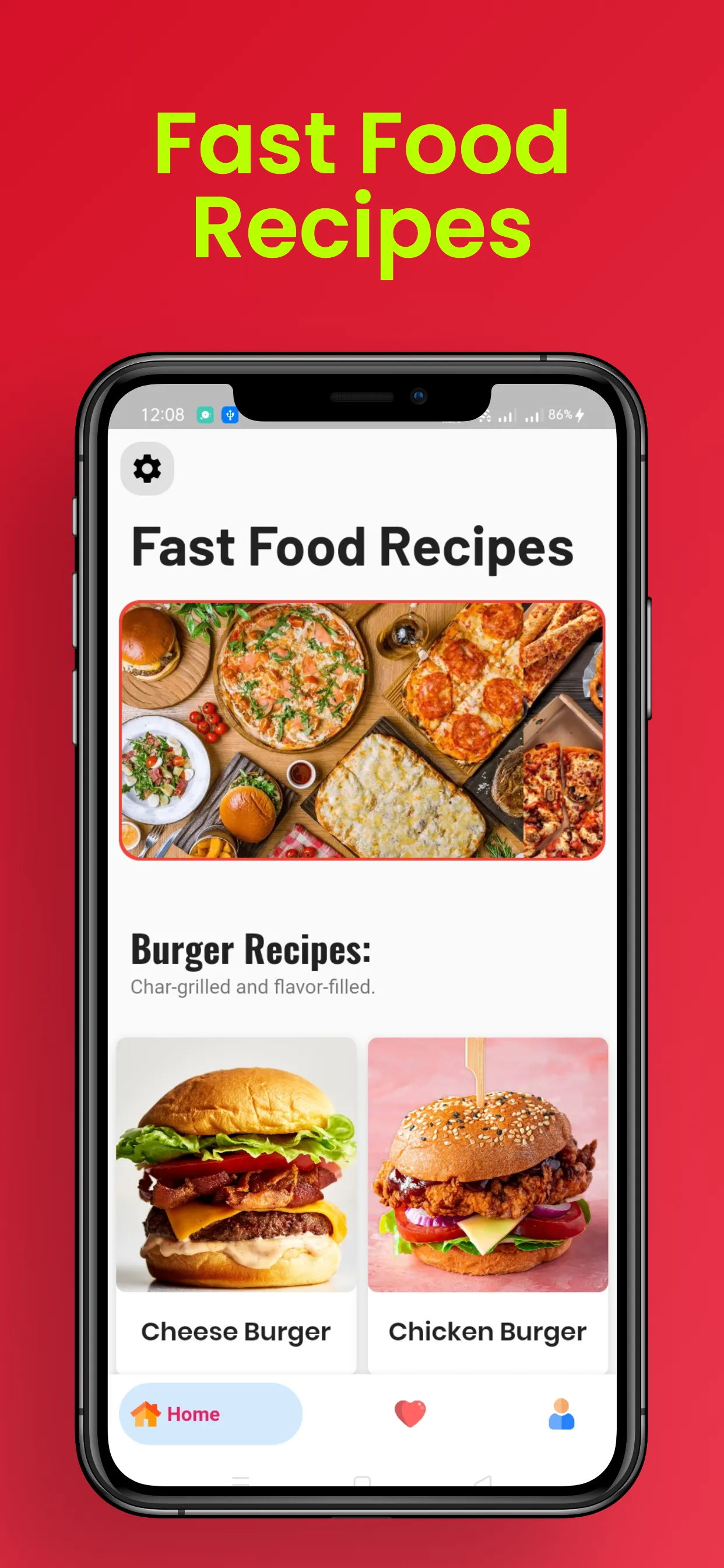 Fast Food Recipes Cookbook | Indus Appstore | Screenshot