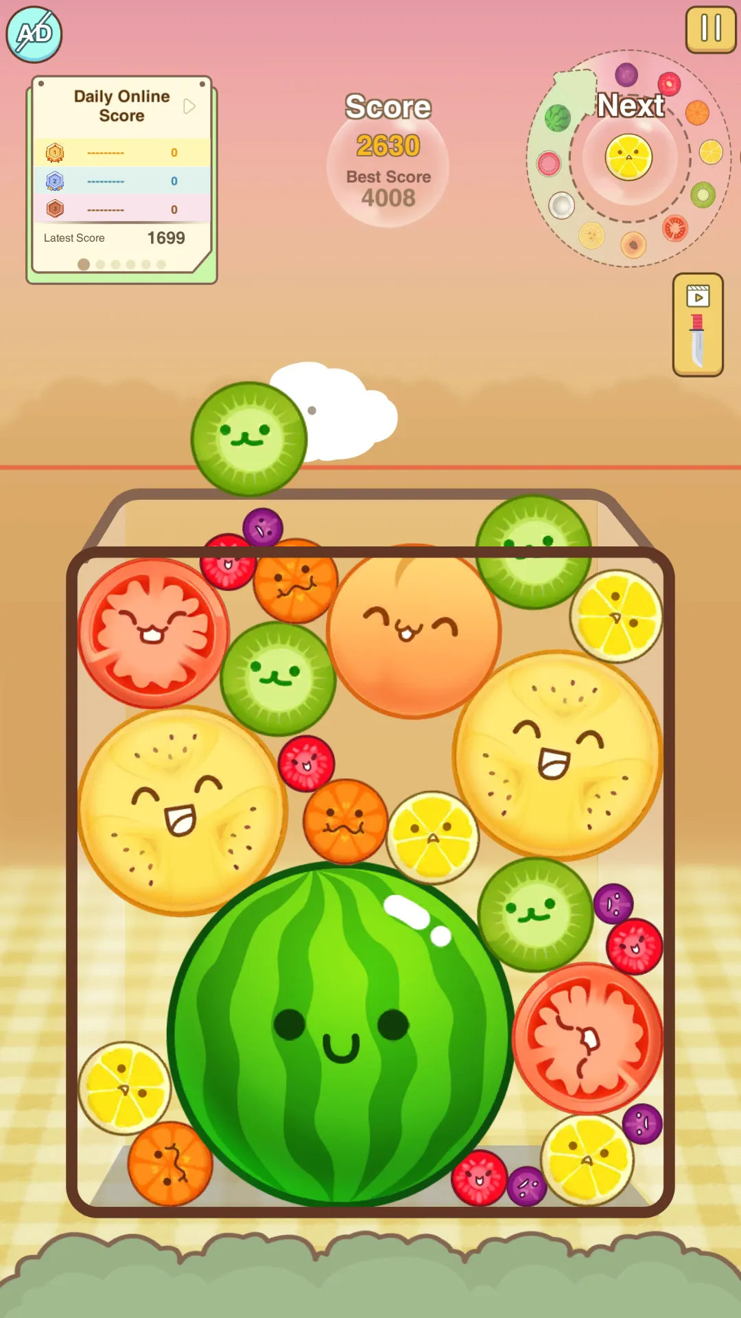 Watermelon Merge Game | Indus Appstore | Screenshot