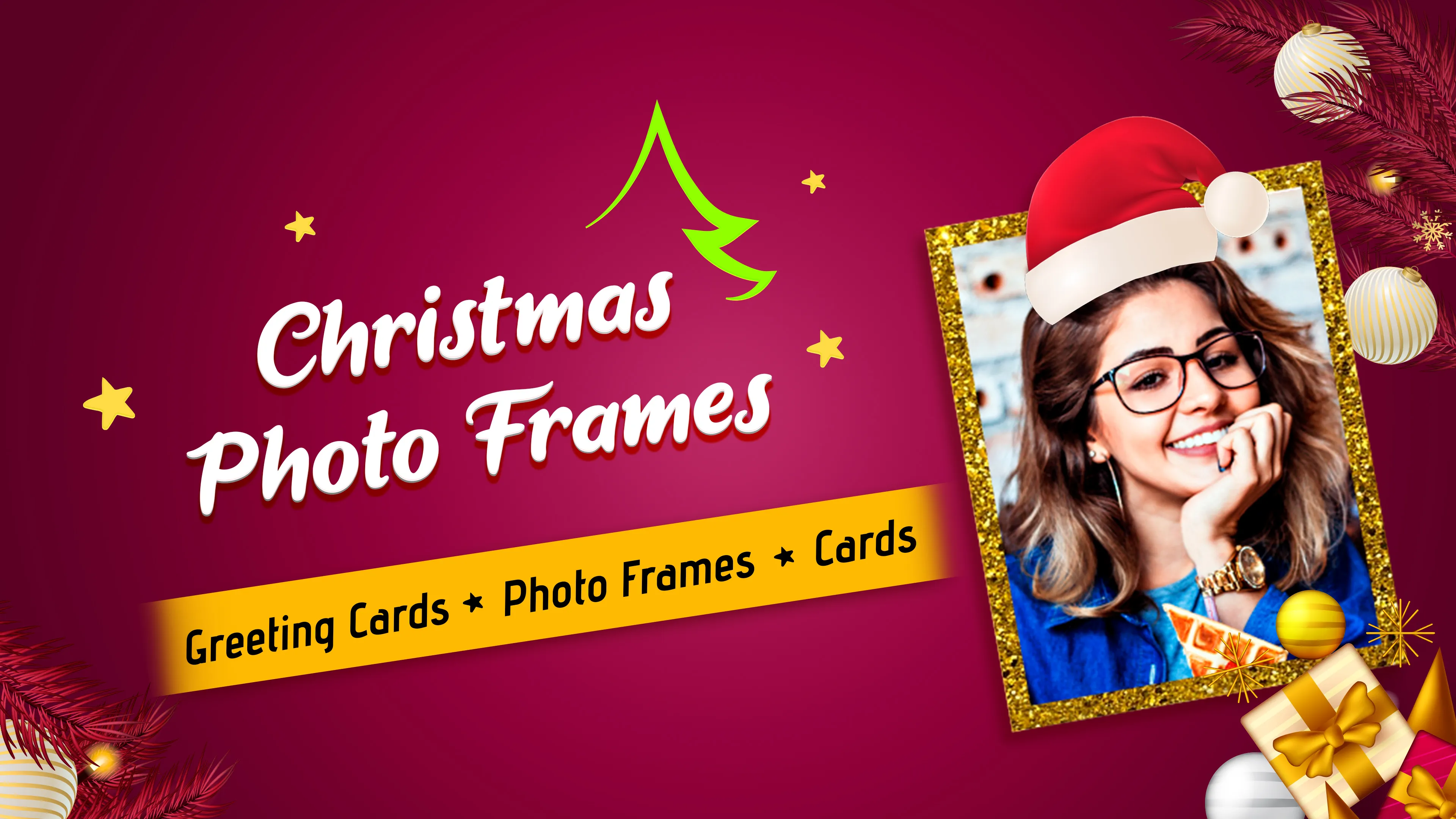 Christmas Photo Frames & Cards | Indus Appstore | Screenshot