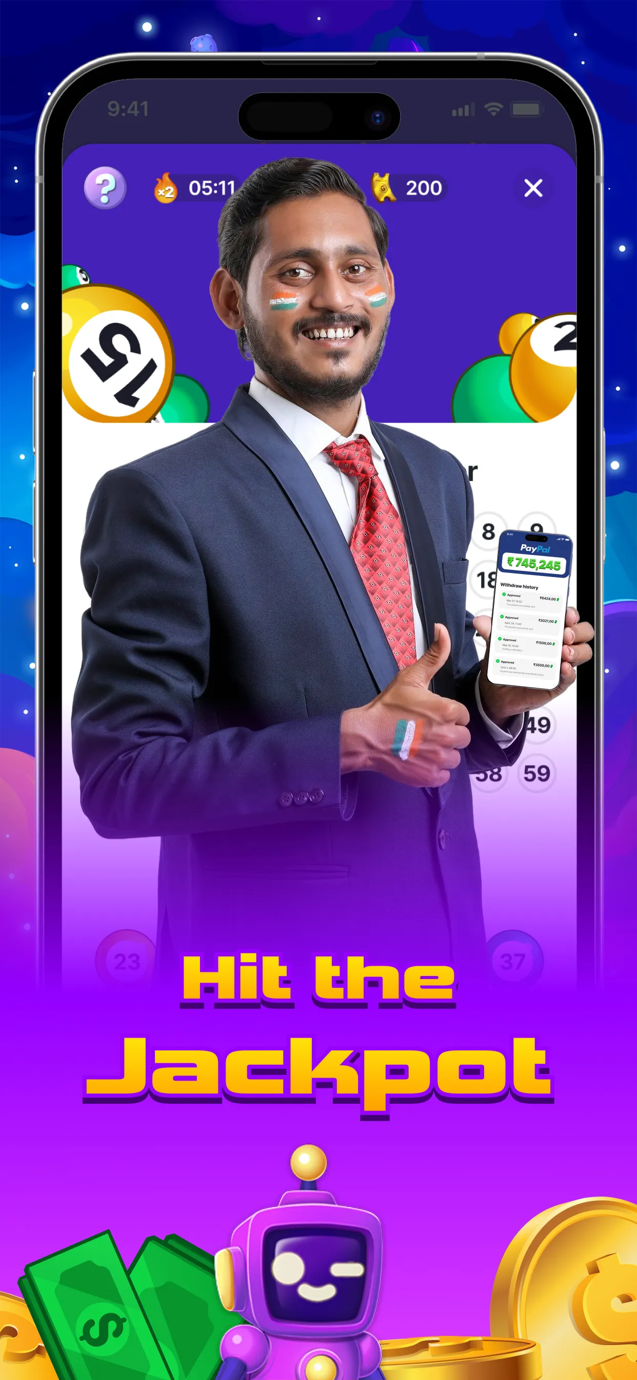 Space Glow: Money Game | Indus Appstore | Screenshot