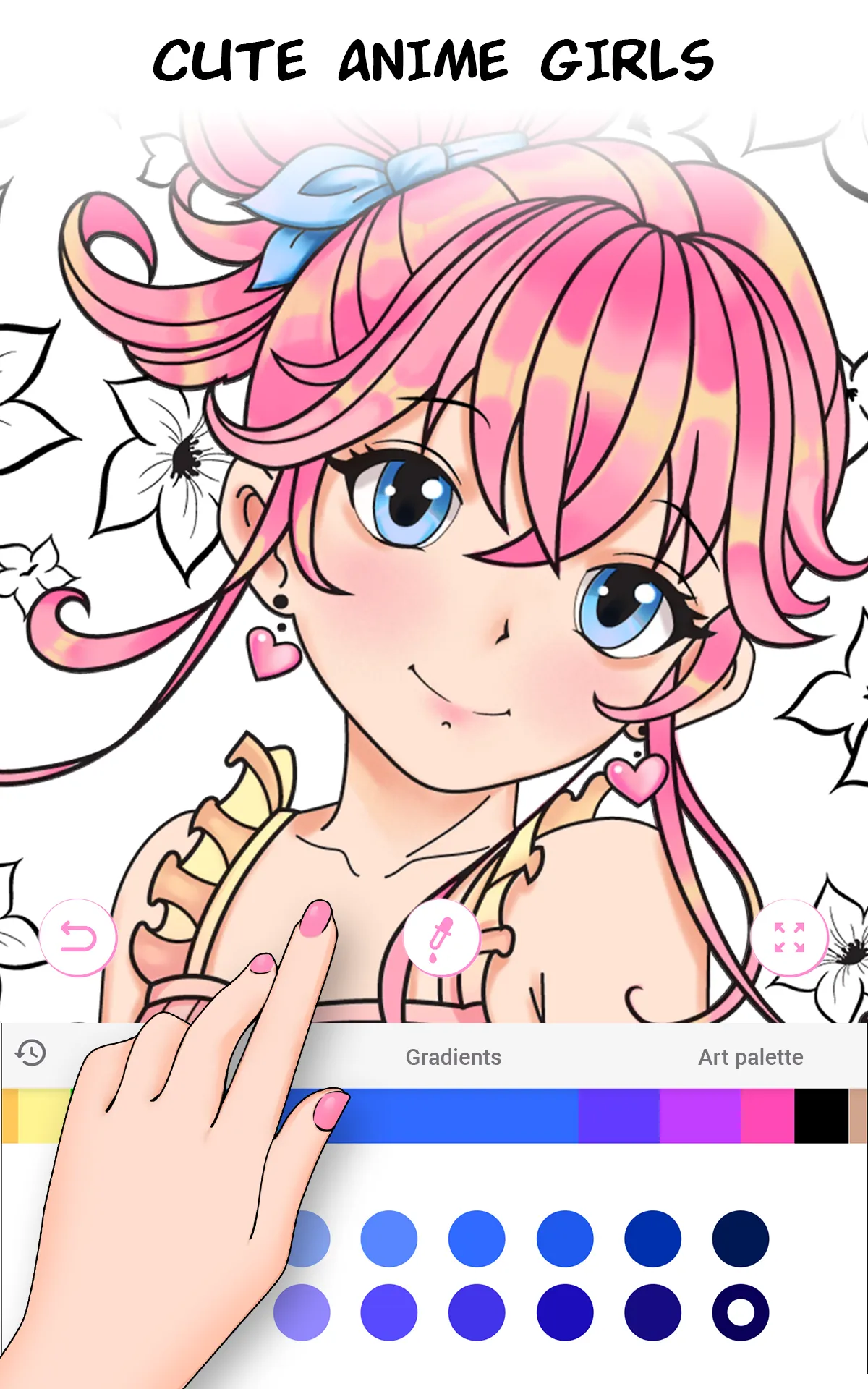 Anime Games Coloring Book | Indus Appstore | Screenshot