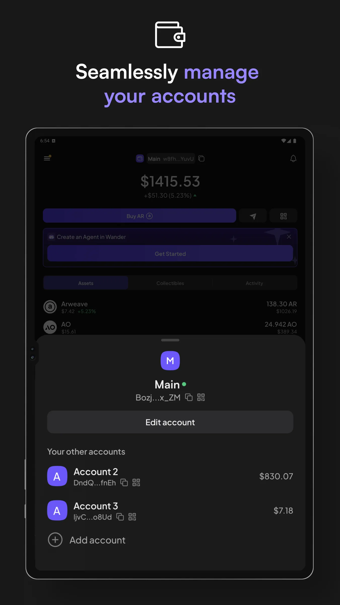 Wander Wallet | Indus Appstore | Screenshot