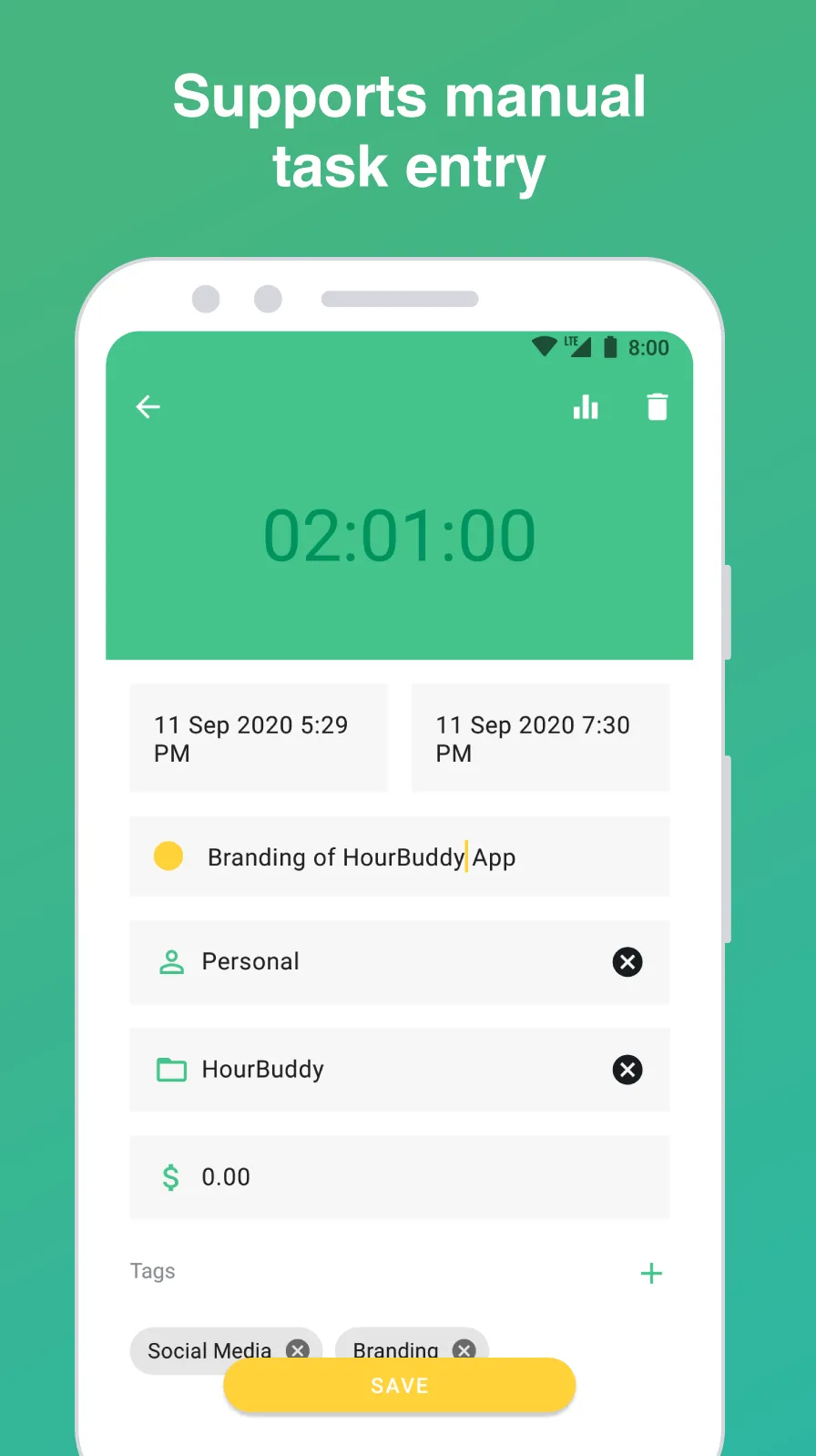 HourBuddy - Work Time Tracker | Indus Appstore | Screenshot