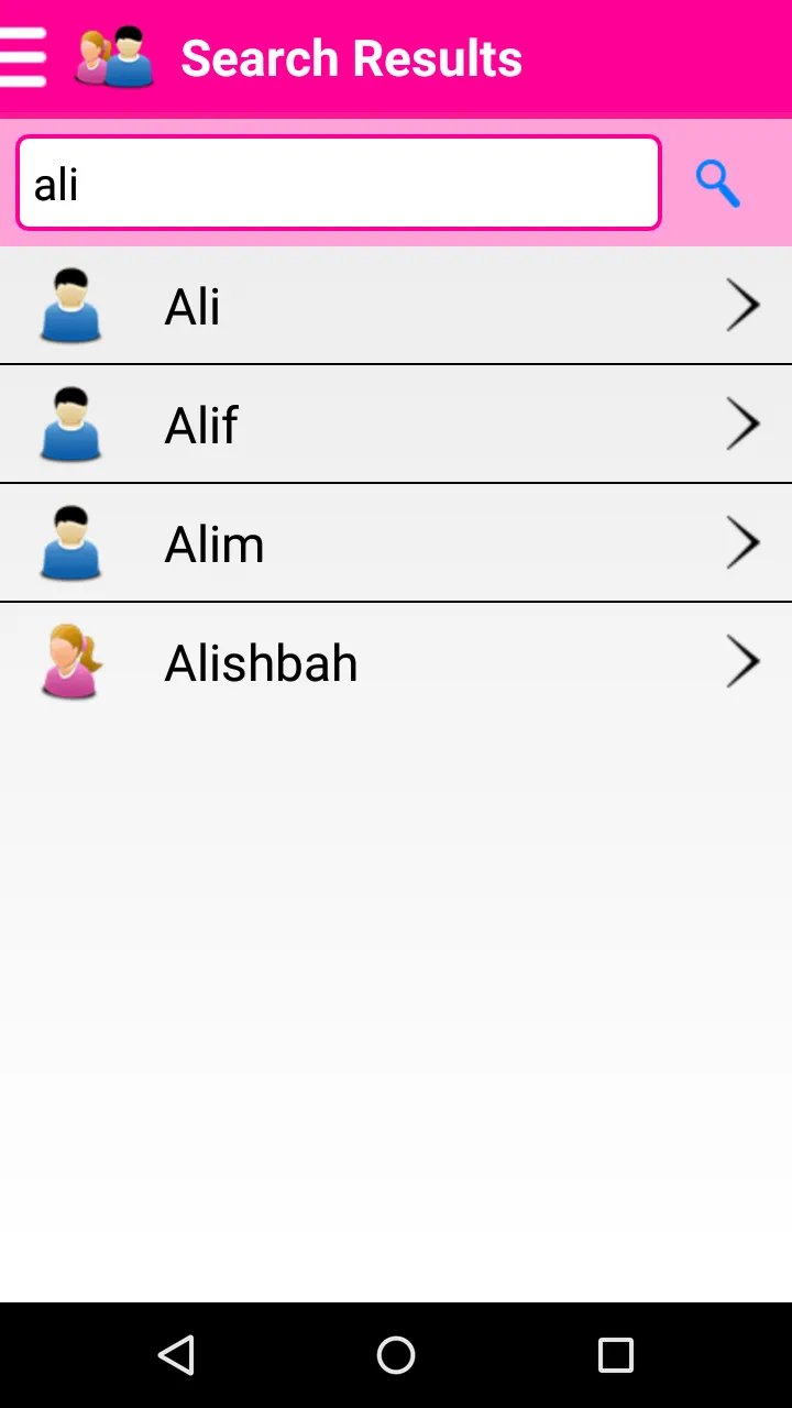 Pakistani Islamic Urdu Names | Indus Appstore | Screenshot