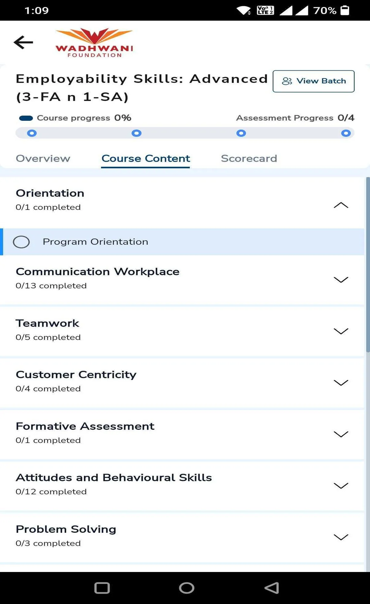 Wadhwani Skilling | Indus Appstore | Screenshot