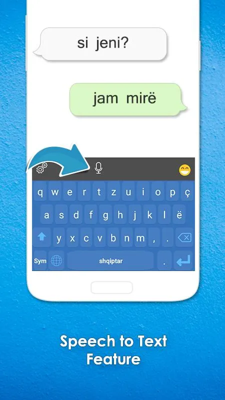 Albanian Language Keyboard | Indus Appstore | Screenshot