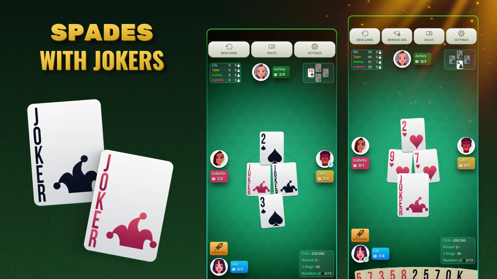 Spades Offline - Card Game | Indus Appstore | Screenshot