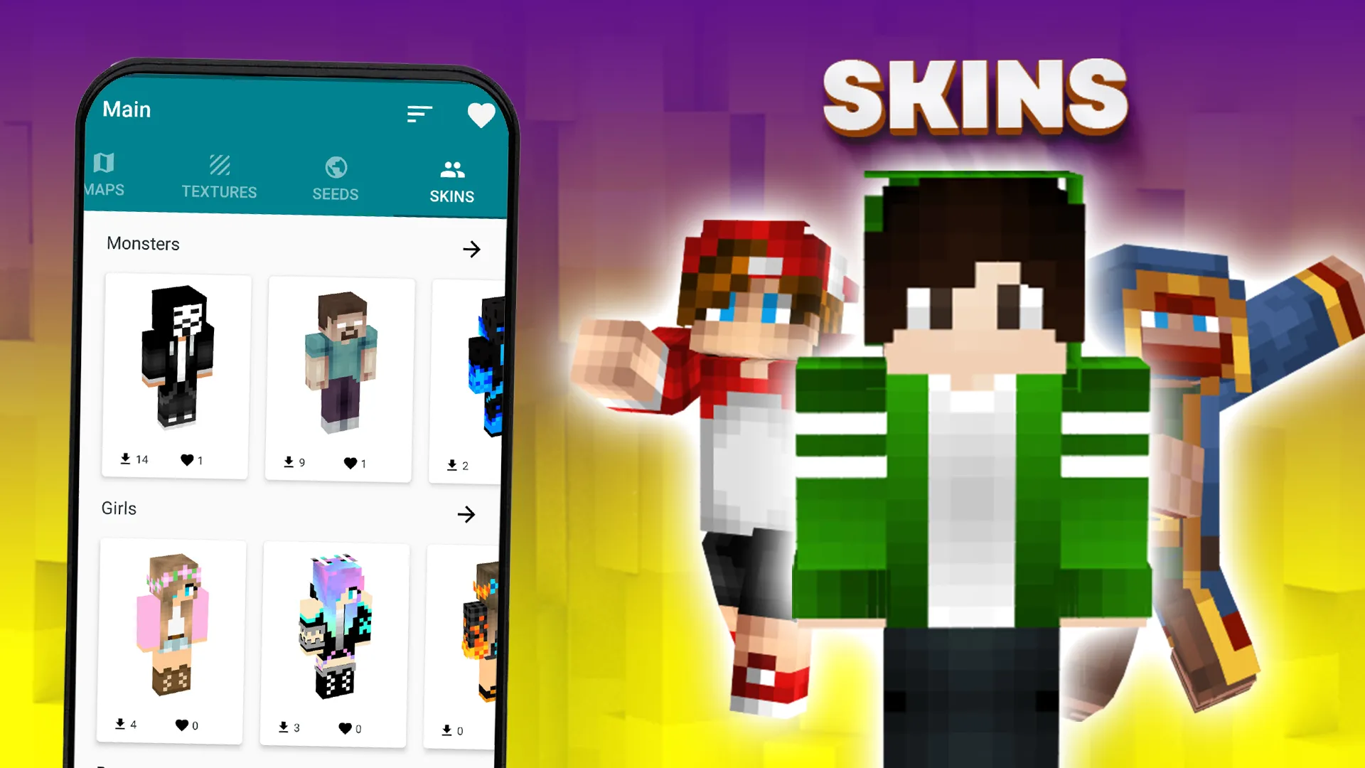 Mods, maps skins for Minecraft | Indus Appstore | Screenshot