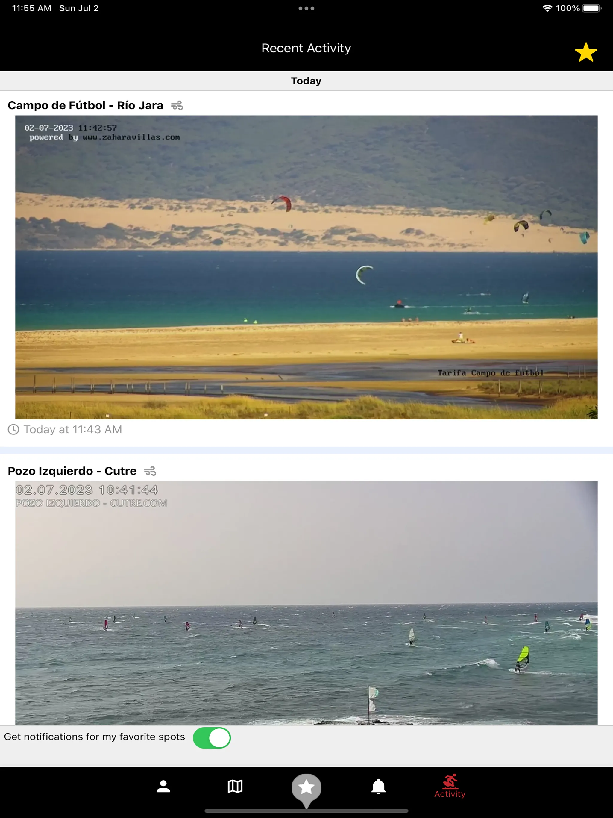 Spotfav: Live Cams & Weather | Indus Appstore | Screenshot