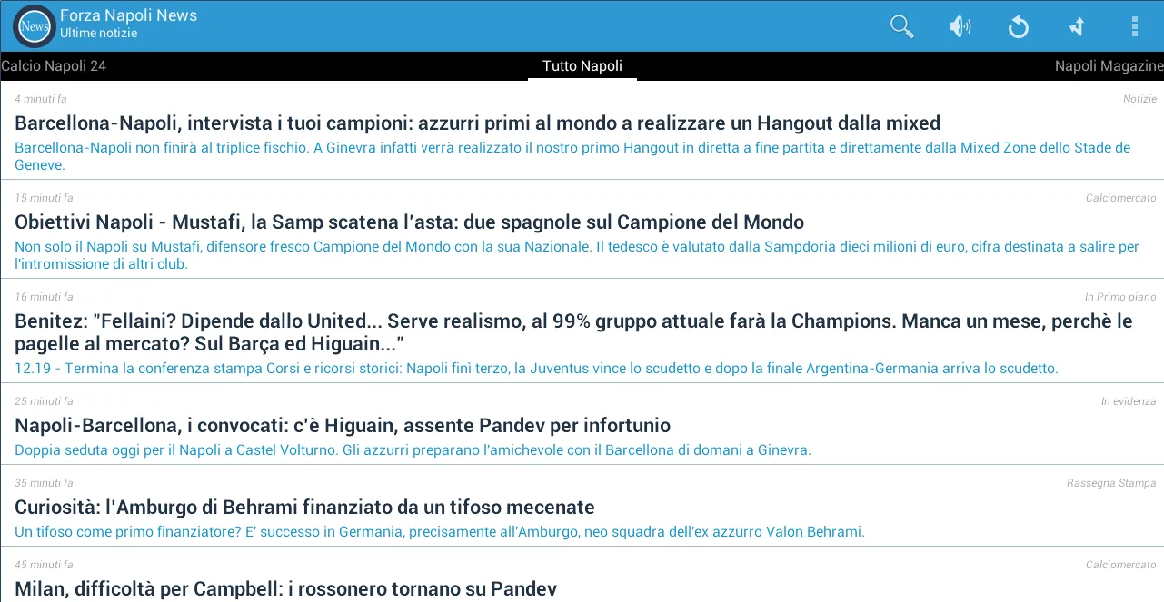 Forza Napoli News | Indus Appstore | Screenshot