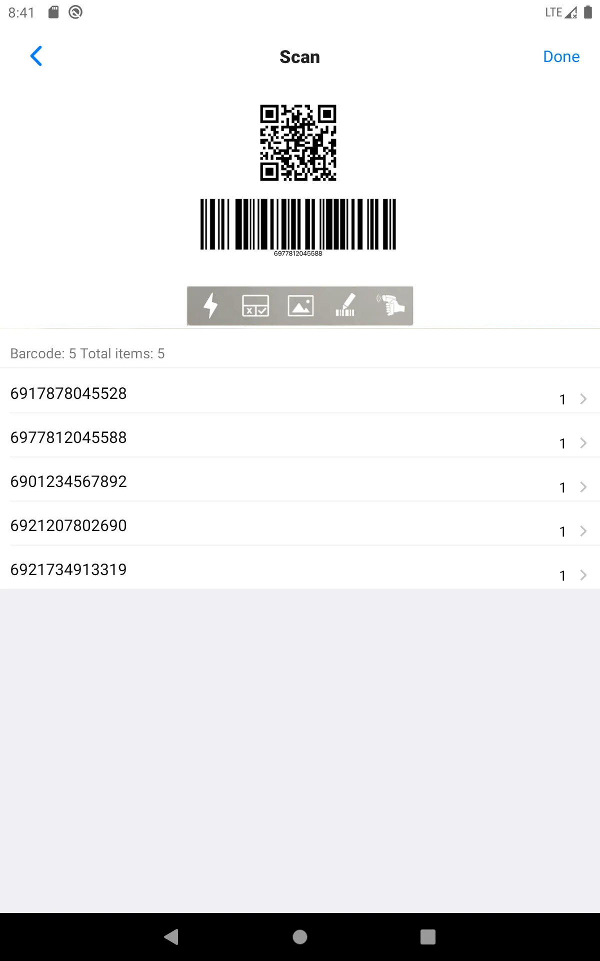 iBarcode - Barcode Scanner & Q | Indus Appstore | Screenshot