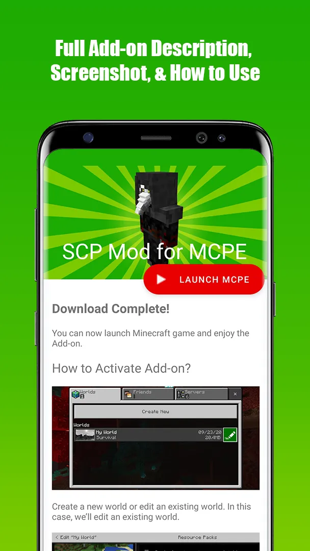 SCP Mod for MCPE | Indus Appstore | Screenshot