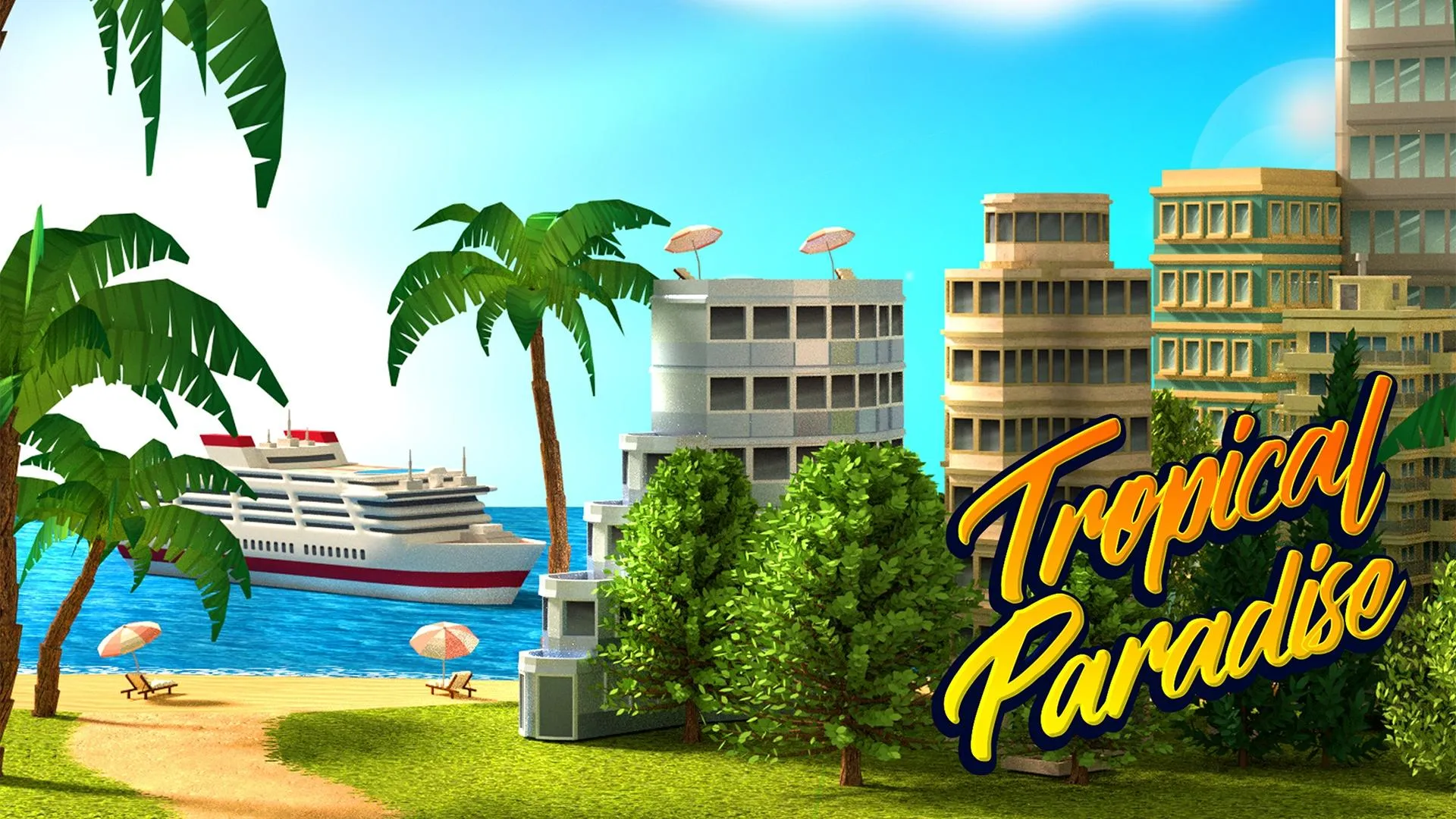 Tropic Paradise Sim: Town Buil | Indus Appstore | Screenshot