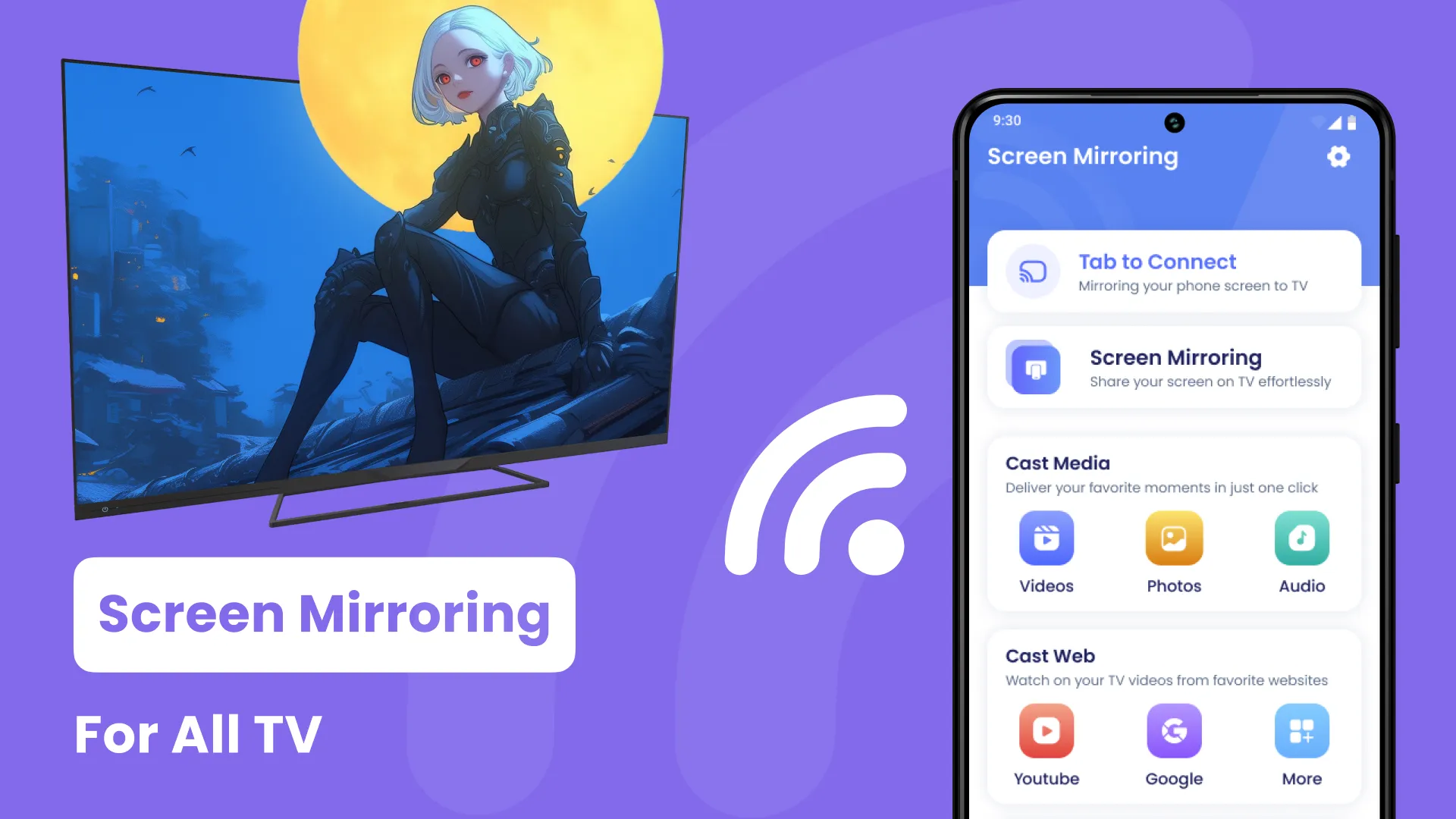 Cast to TV & Screen Mirror | Indus Appstore | Screenshot