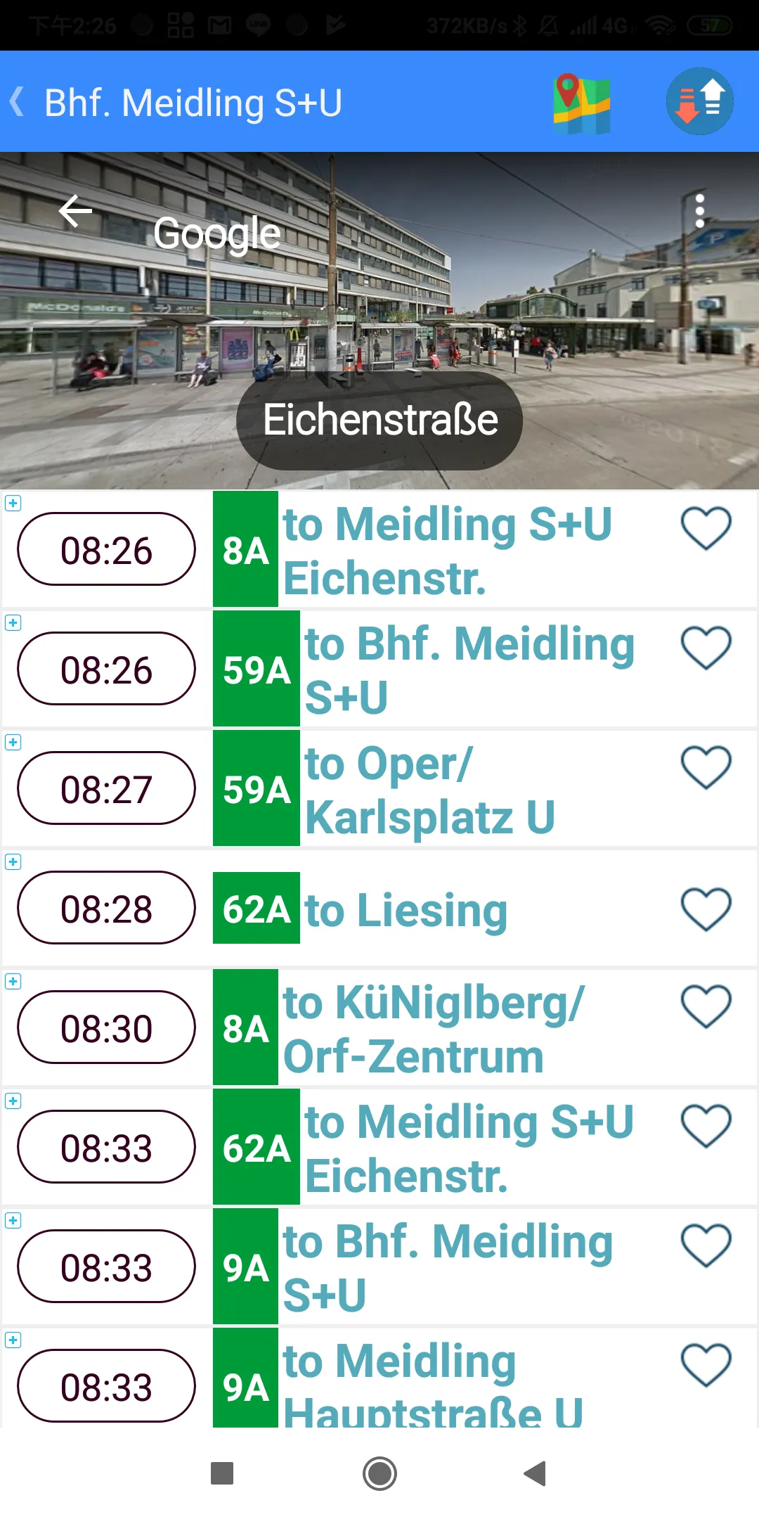 Wien Transit Timetable | Indus Appstore | Screenshot