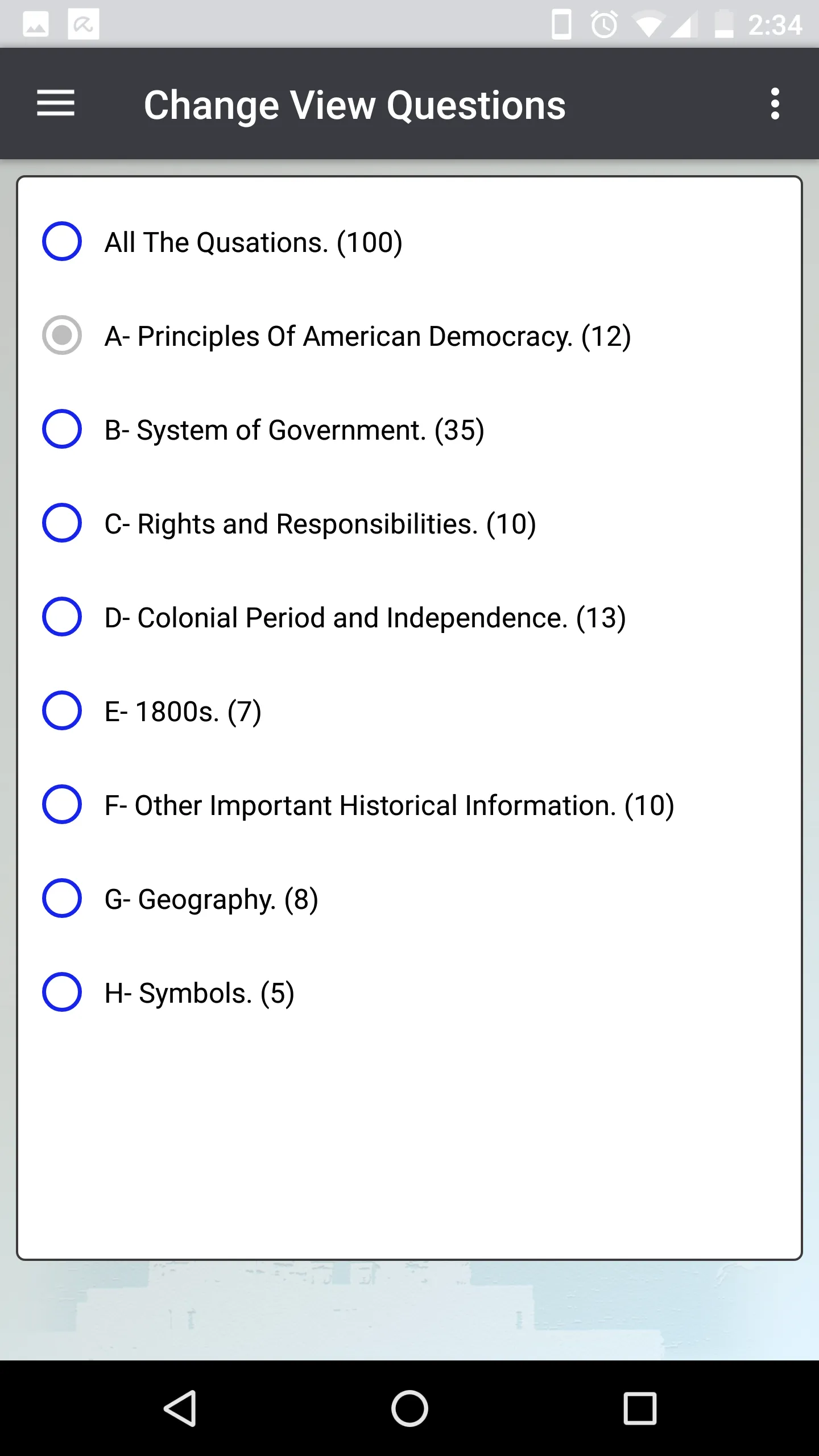 US Citizenship Test 2023 | Indus Appstore | Screenshot