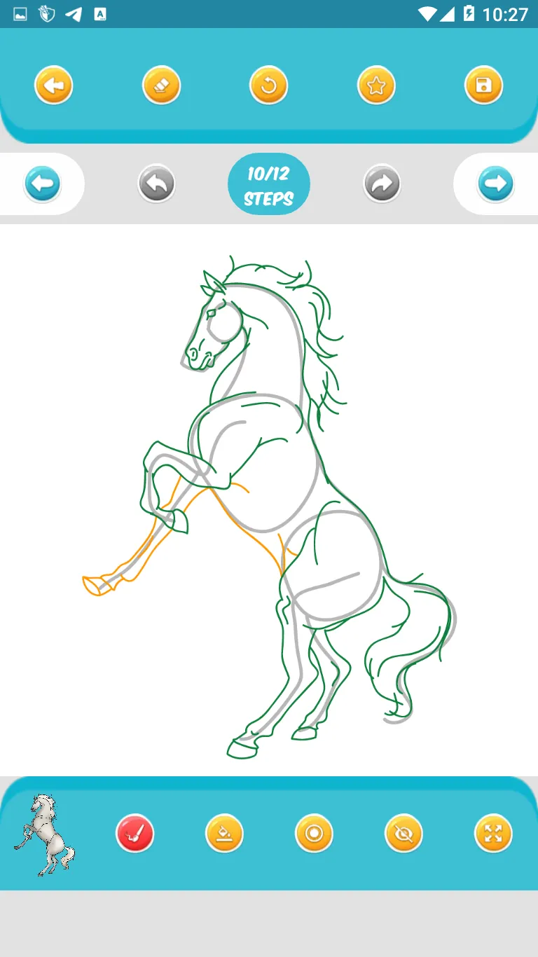 How to Draw Horses Easy lesson | Indus Appstore | Screenshot