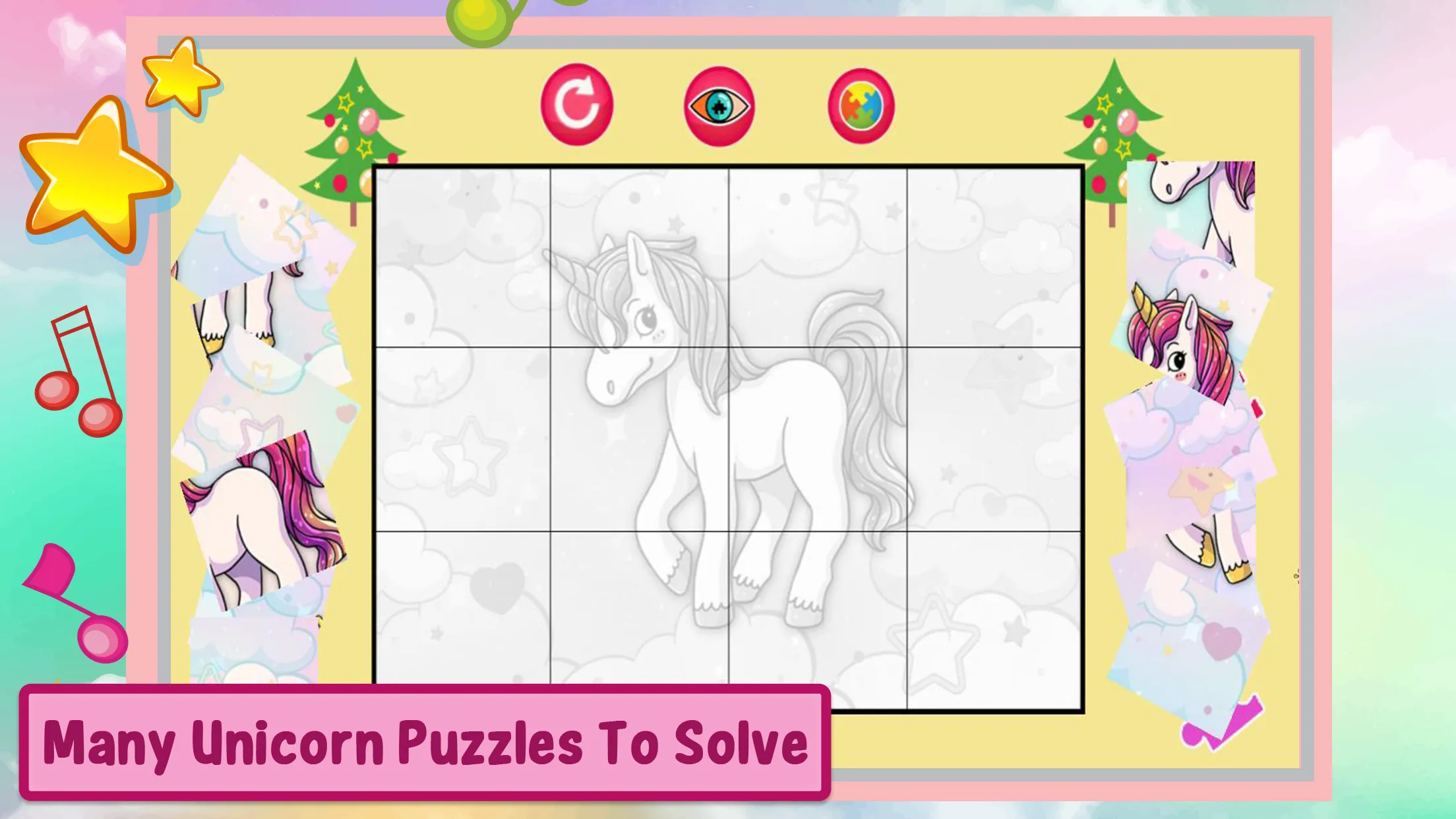 Unicorn Coloring Games Puzzle | Indus Appstore | Screenshot