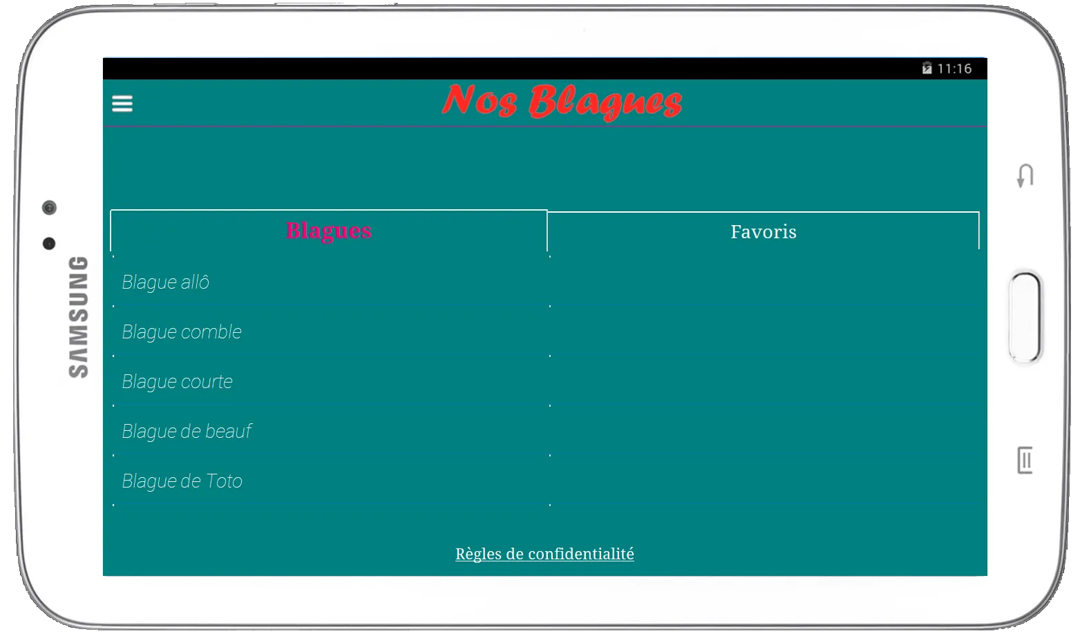 Nos Blagues | Indus Appstore | Screenshot