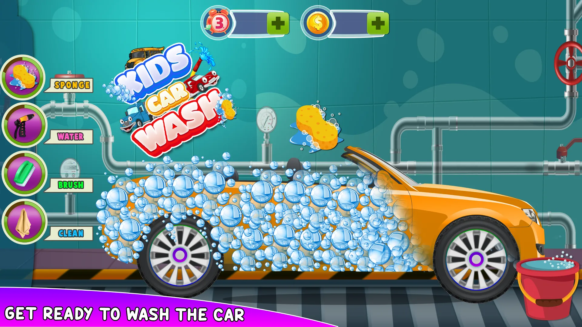 Kids Car Wash Game : Car Games | Indus Appstore | Screenshot