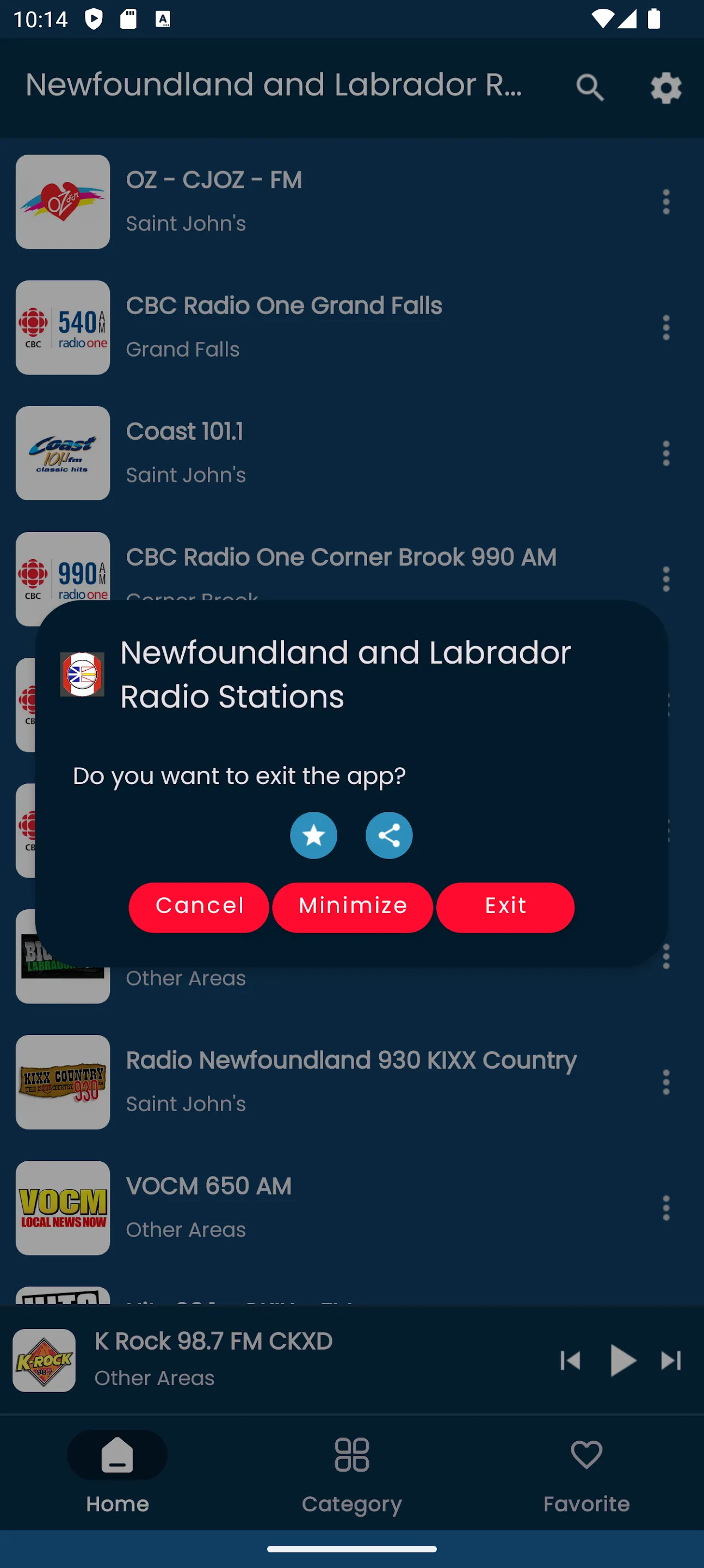 Radios from Newfoundland | Indus Appstore | Screenshot