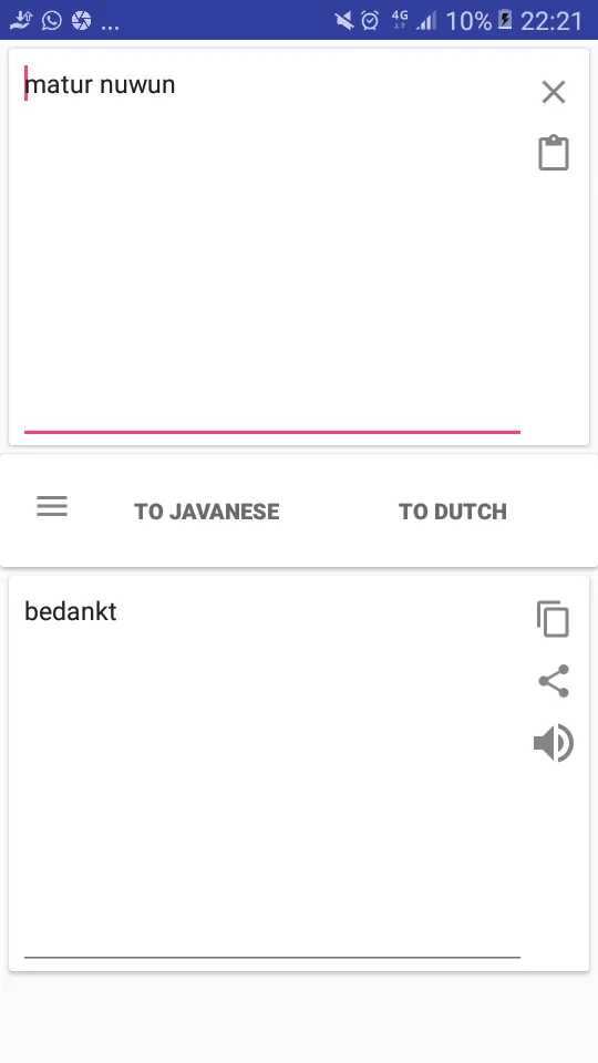 Dutch Javanese Translator | Indus Appstore | Screenshot