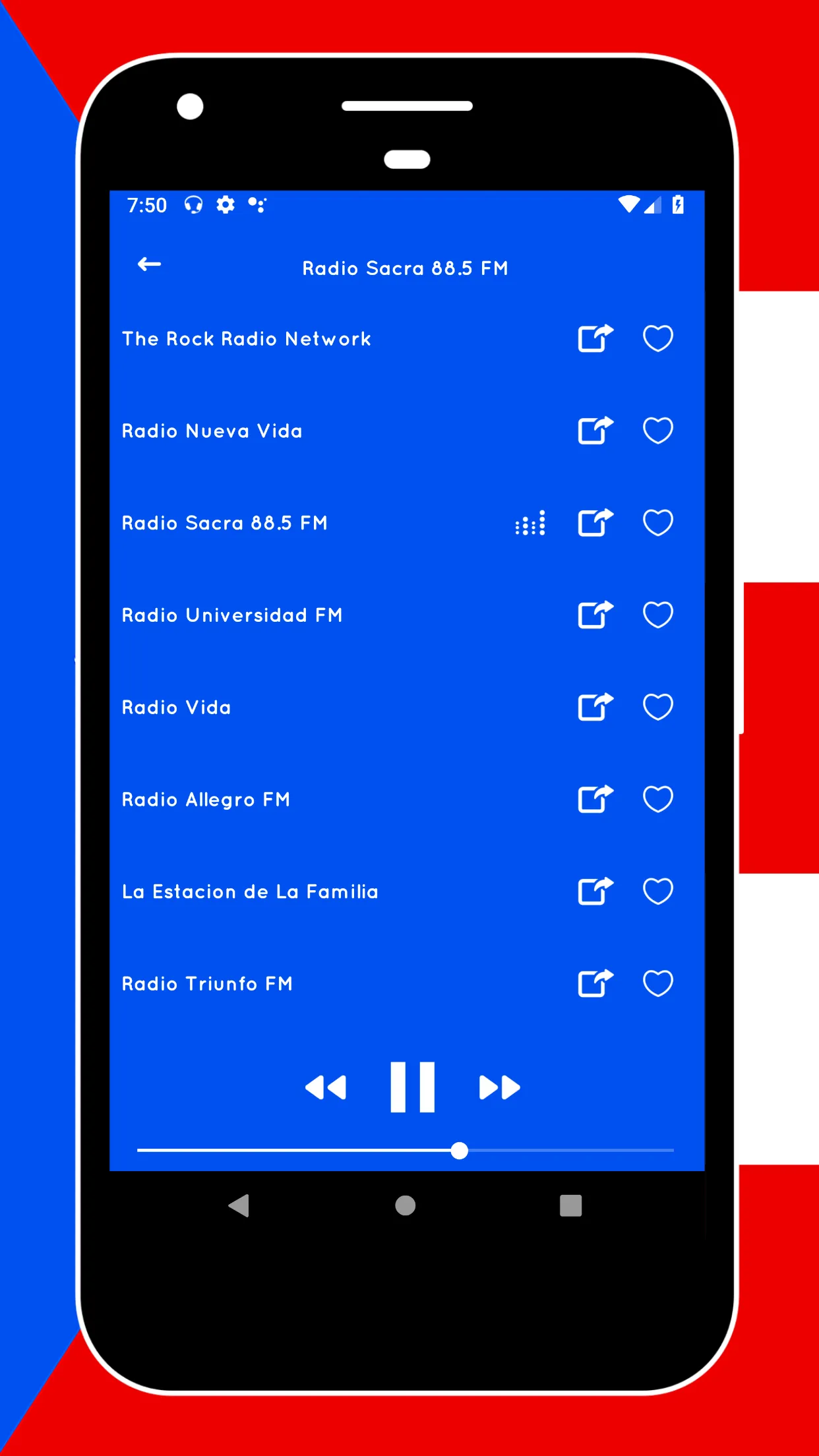 Puerto Rico Radio FM & AM App | Indus Appstore | Screenshot